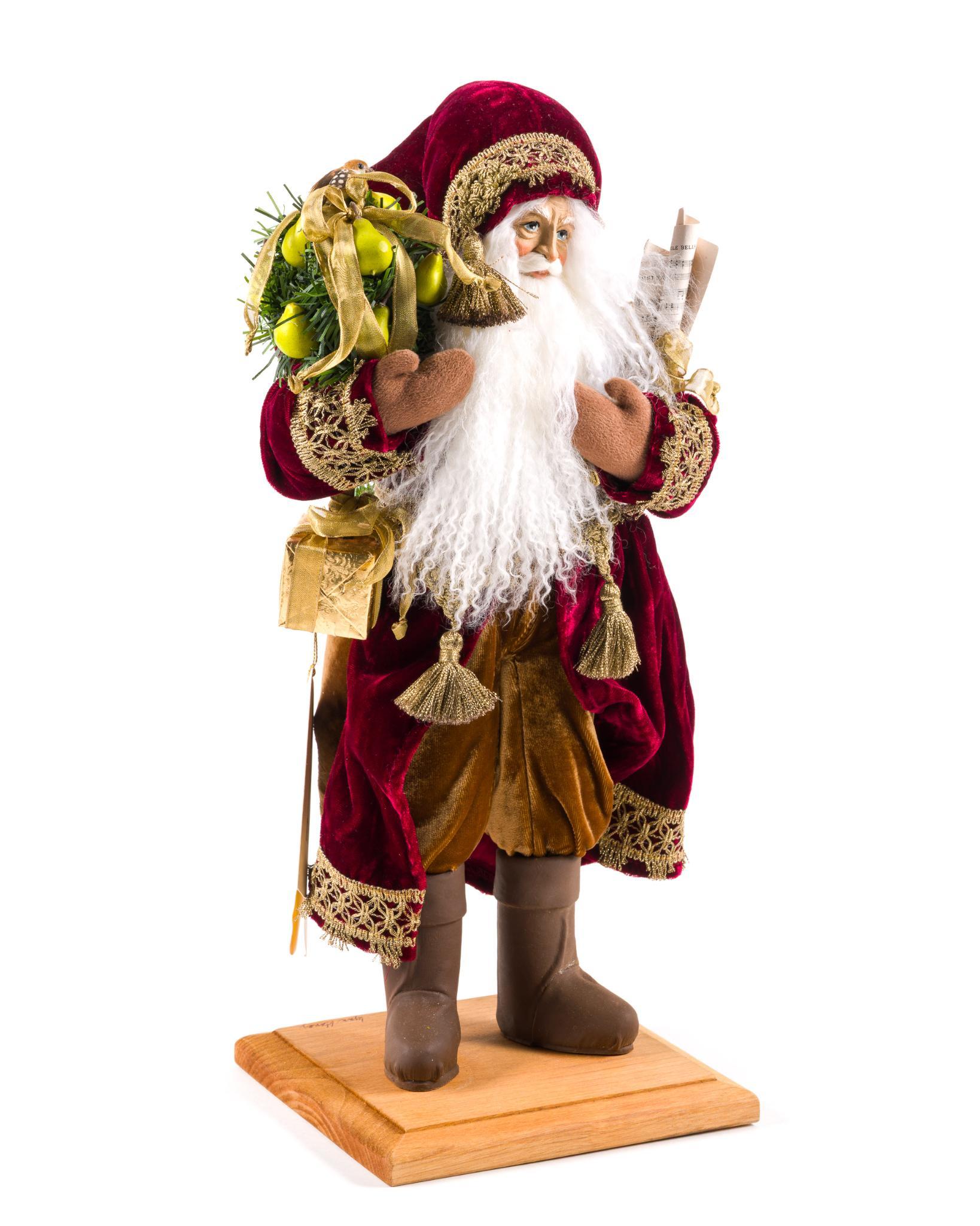 Lynn Haney Signed Santa Claus Statue