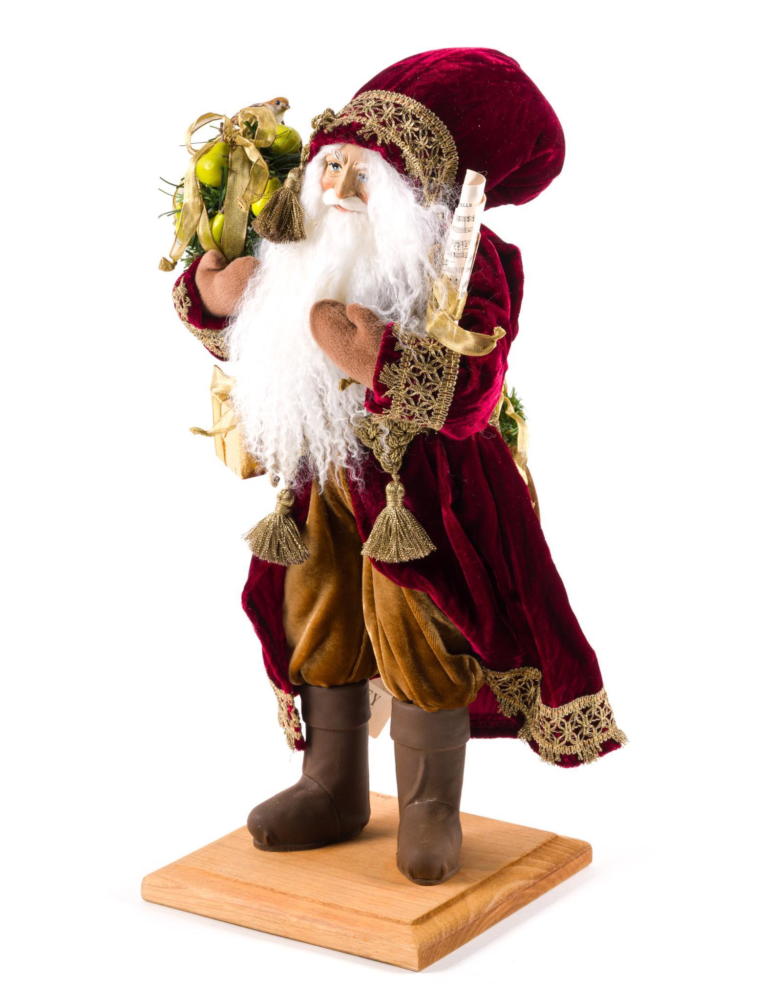 Lynn Haney Signed Santa Claus Statue