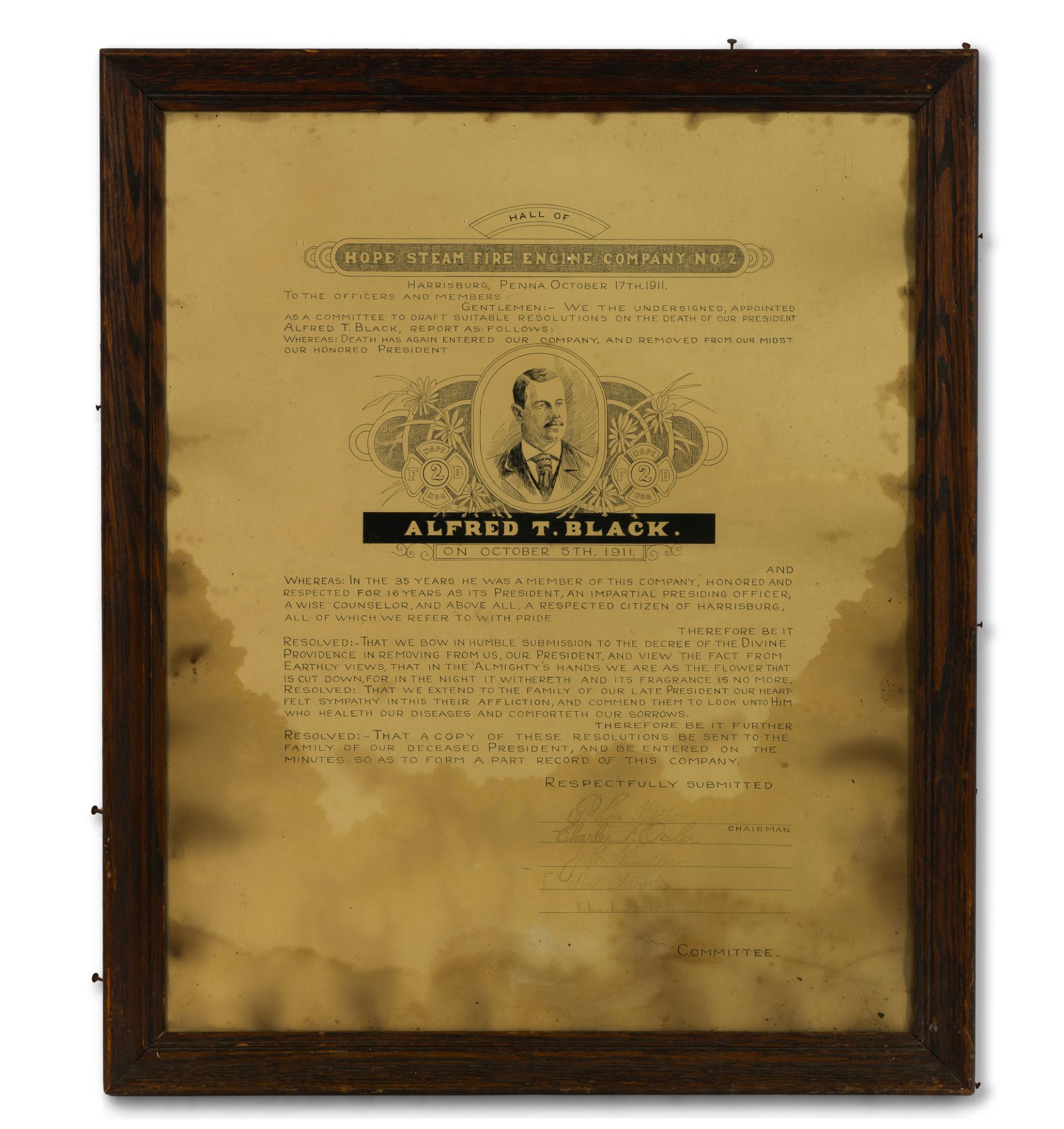 3 Framed Pennsylvania Items