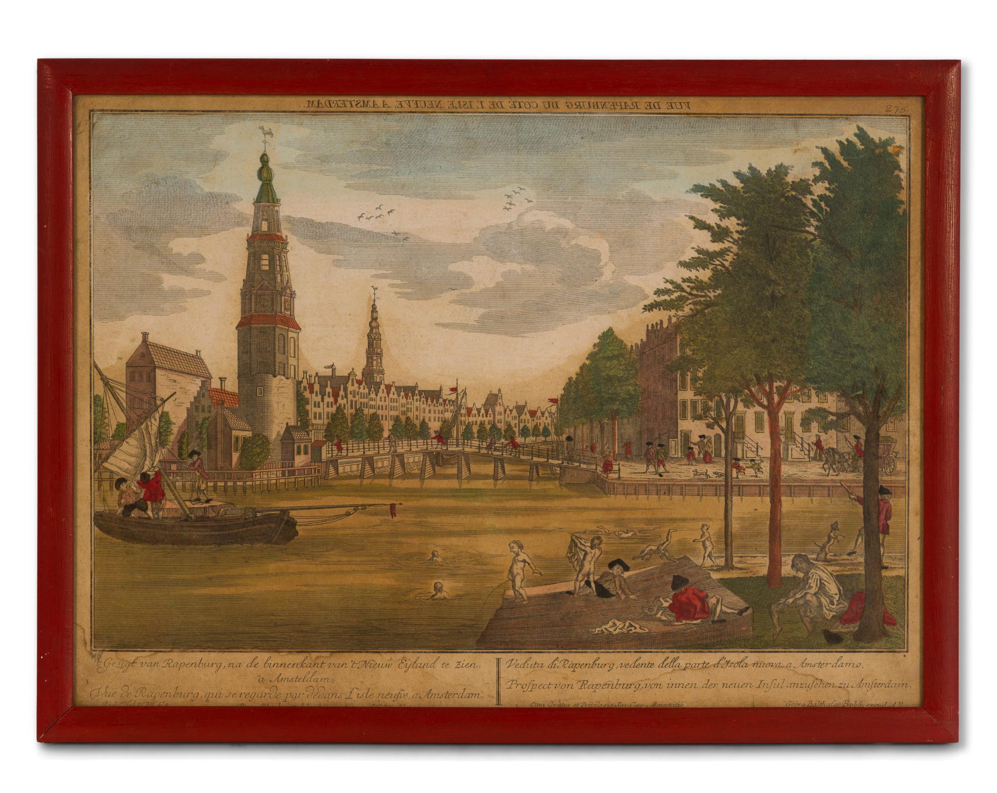Oil on Canvas Portrait and Perspective View Print