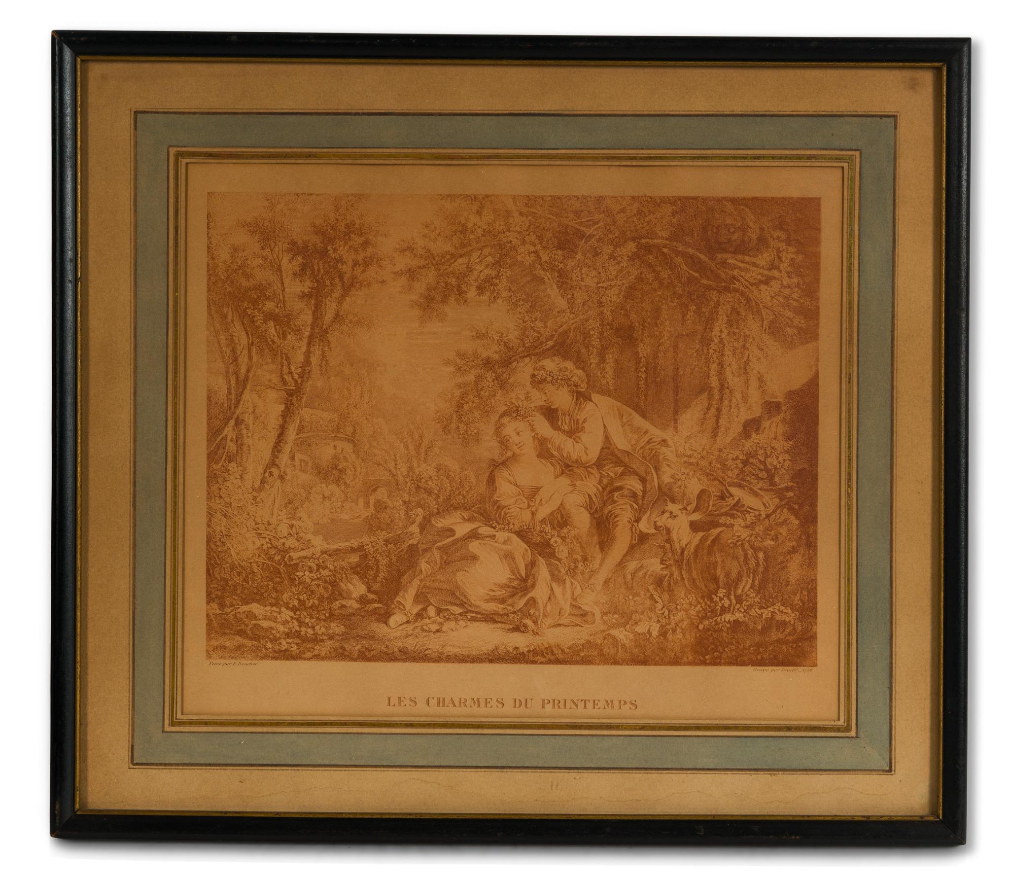 4 Framed Prints and Engravings Incl. Currier & Ives