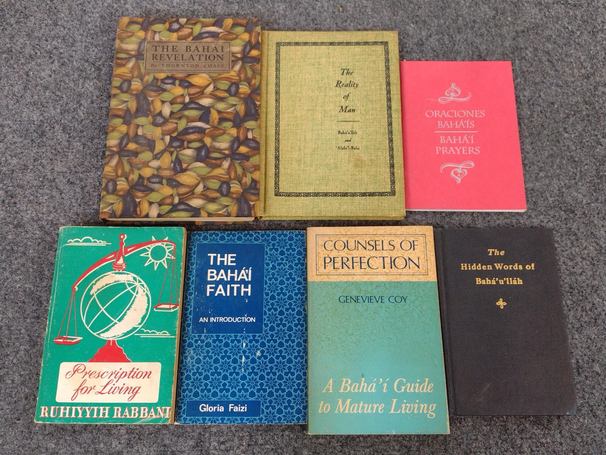 18 Vintage Books & Pamphlets About The Baháʼí Religion