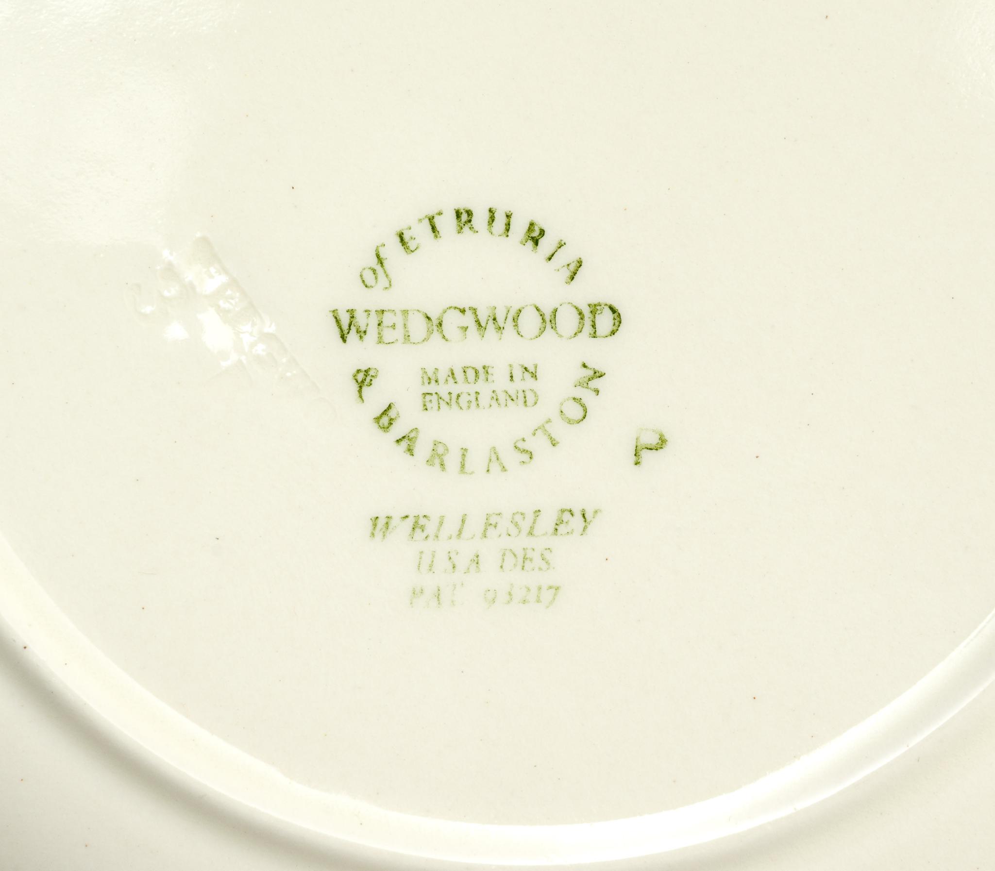 Partial Wedgwood Wellesley Porcelain Dinner Service