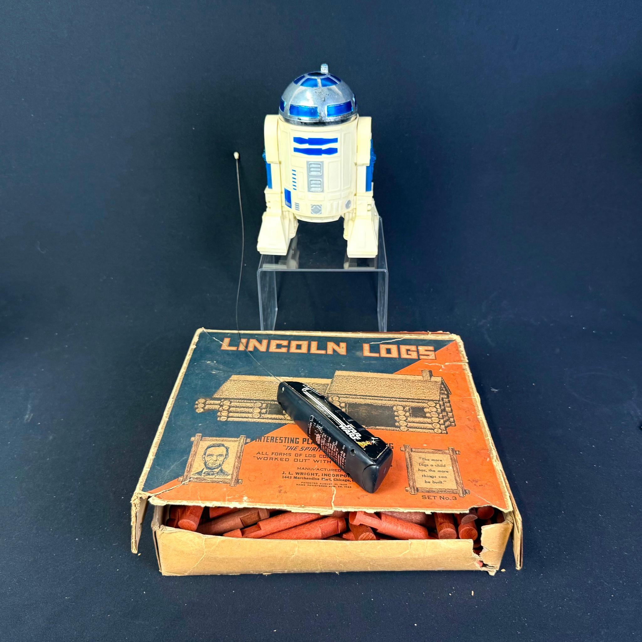Lincoln Logs & R2D2 Robot