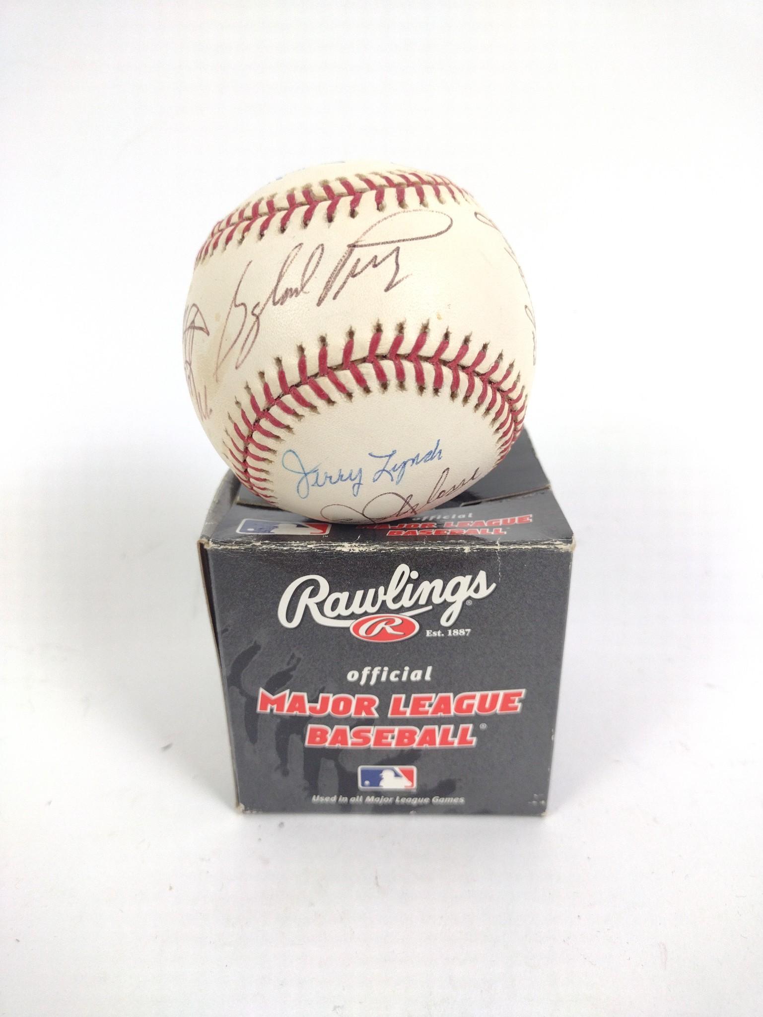 Autographed Baseball & Autographed Lone Ranger Picture