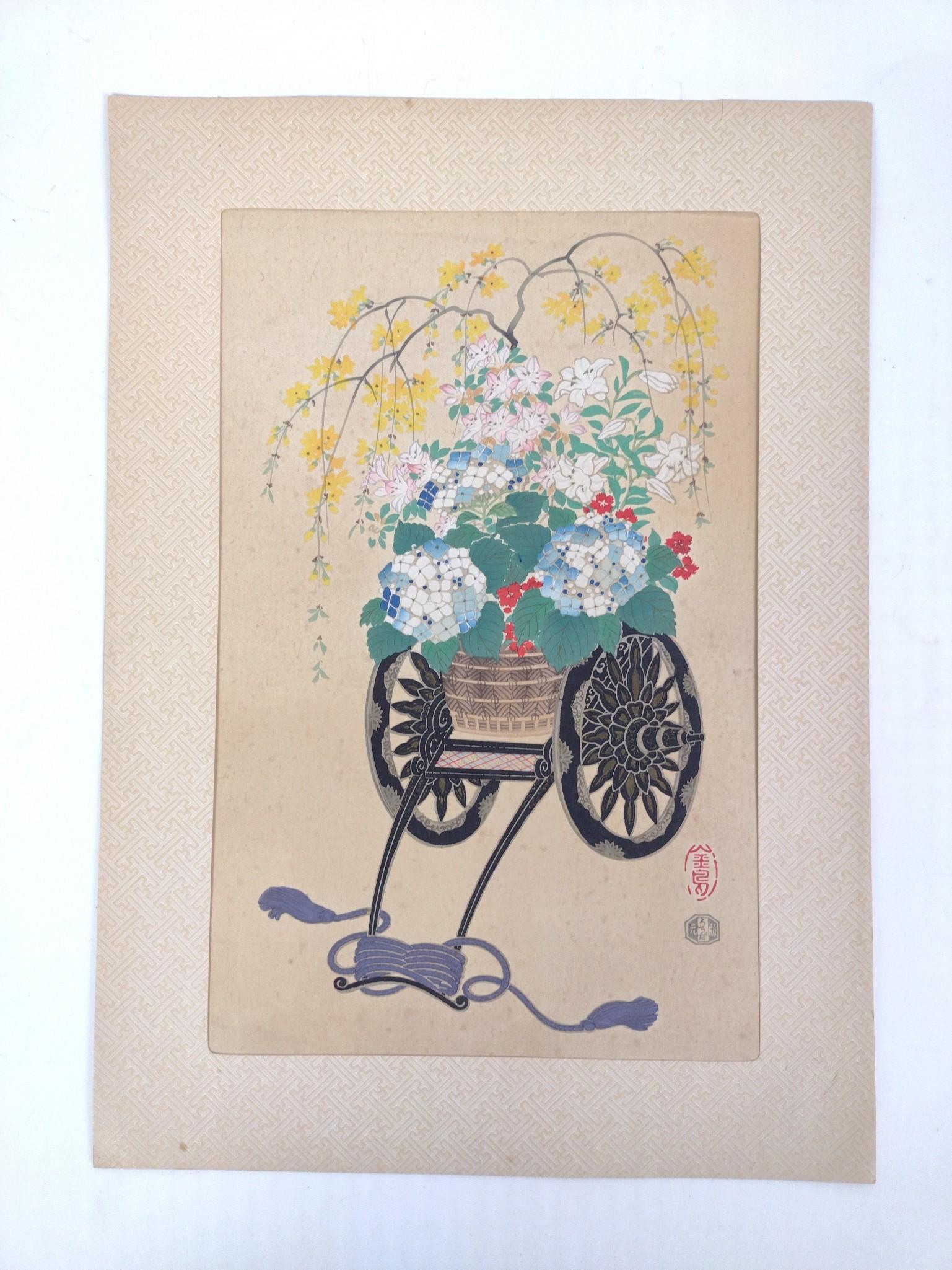 Kin-U Takeshita Japanese Woodblock Prints