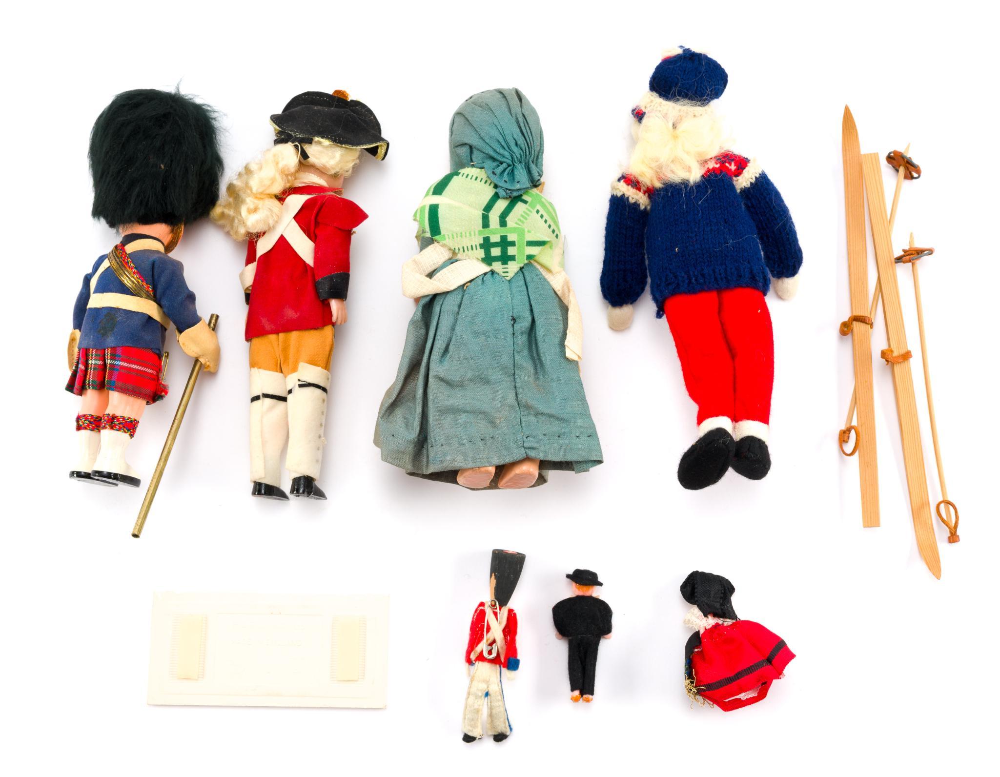 7 Assorted Vintage Dolls