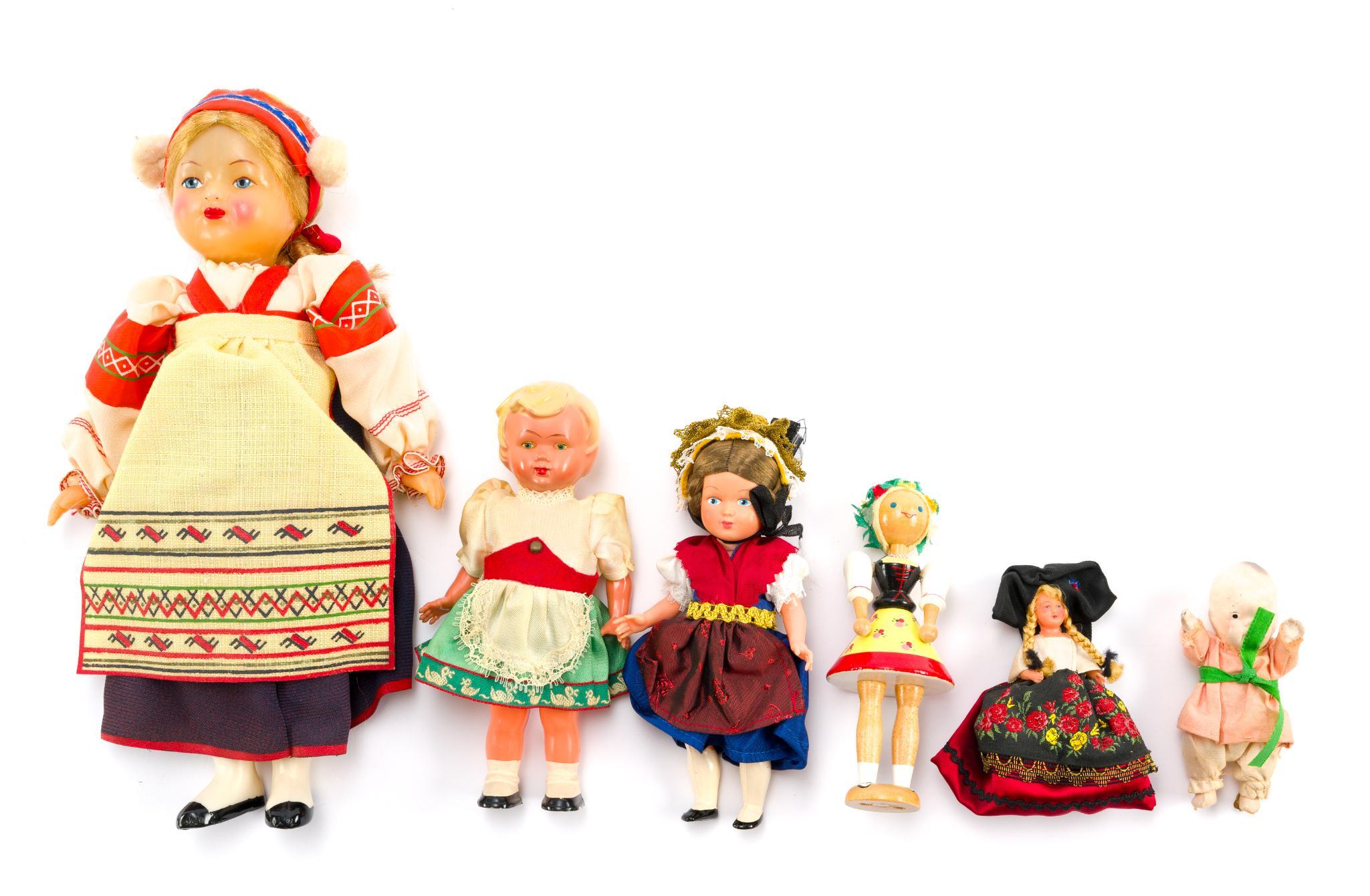 Vintage European Souvenir Dolls