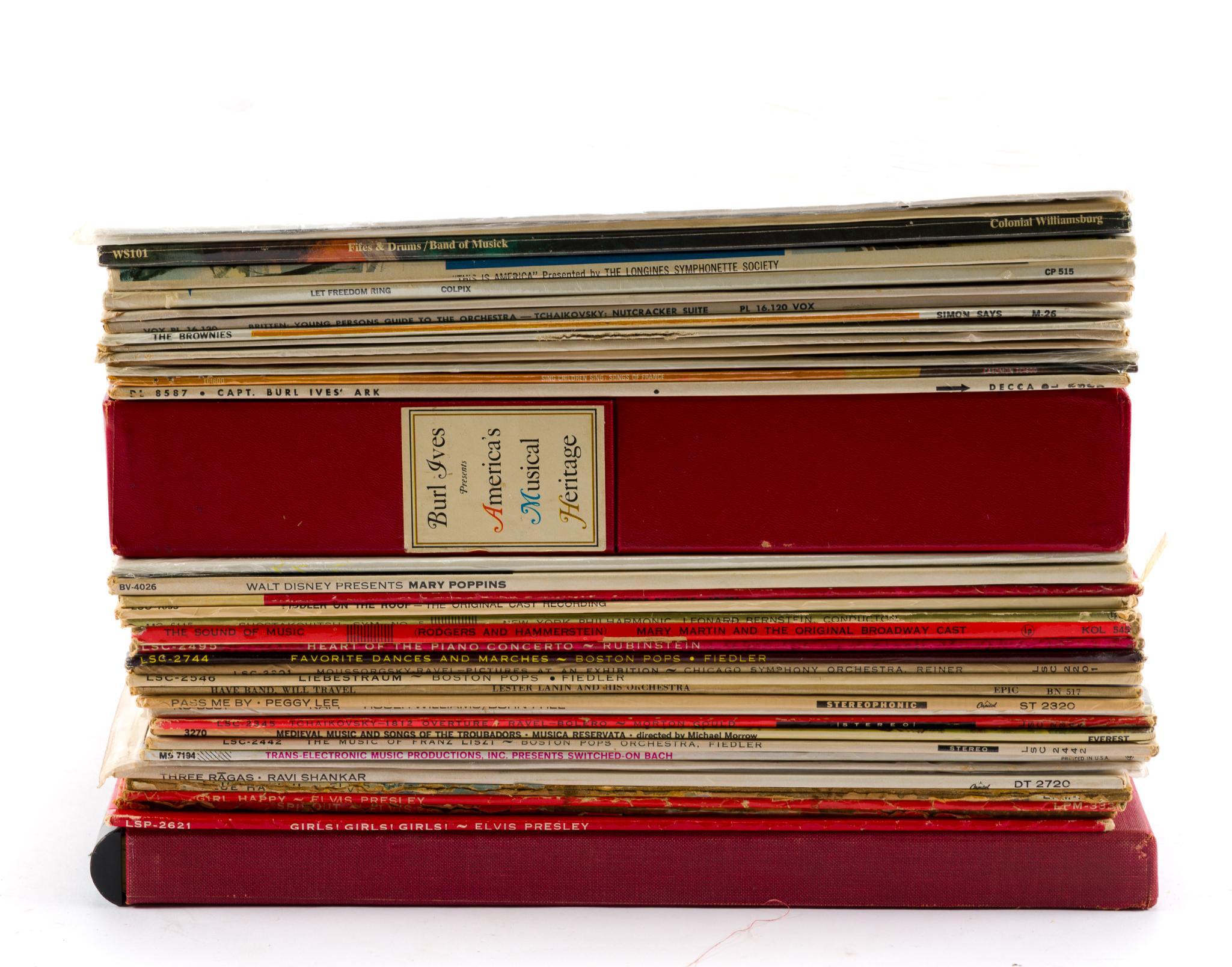 39 Albums incl. Burl Ives