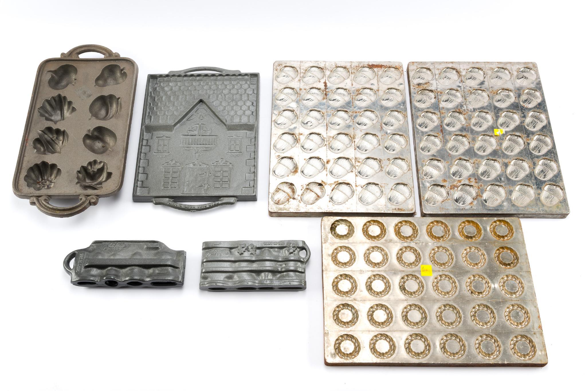 Vintage Baking Molds Incl. John Wright Gingerbread House