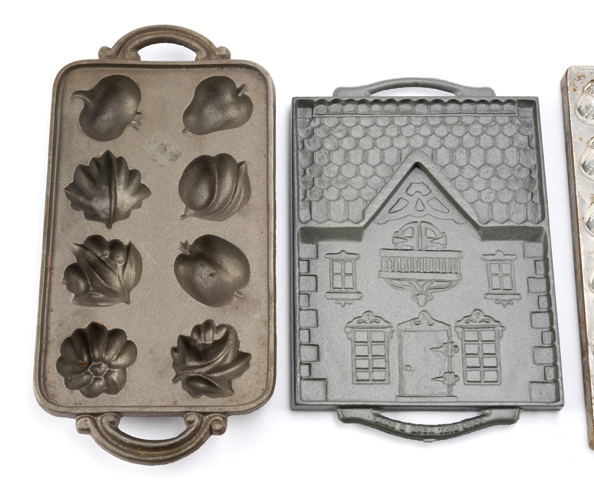 Vintage Baking Molds Incl. John Wright Gingerbread House
