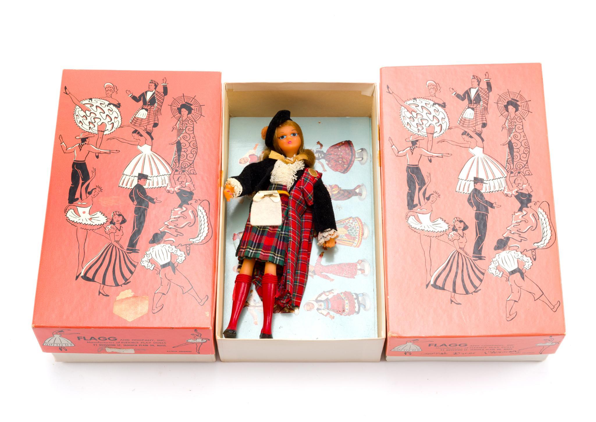 3 Flagg and Company Flexible Dolls