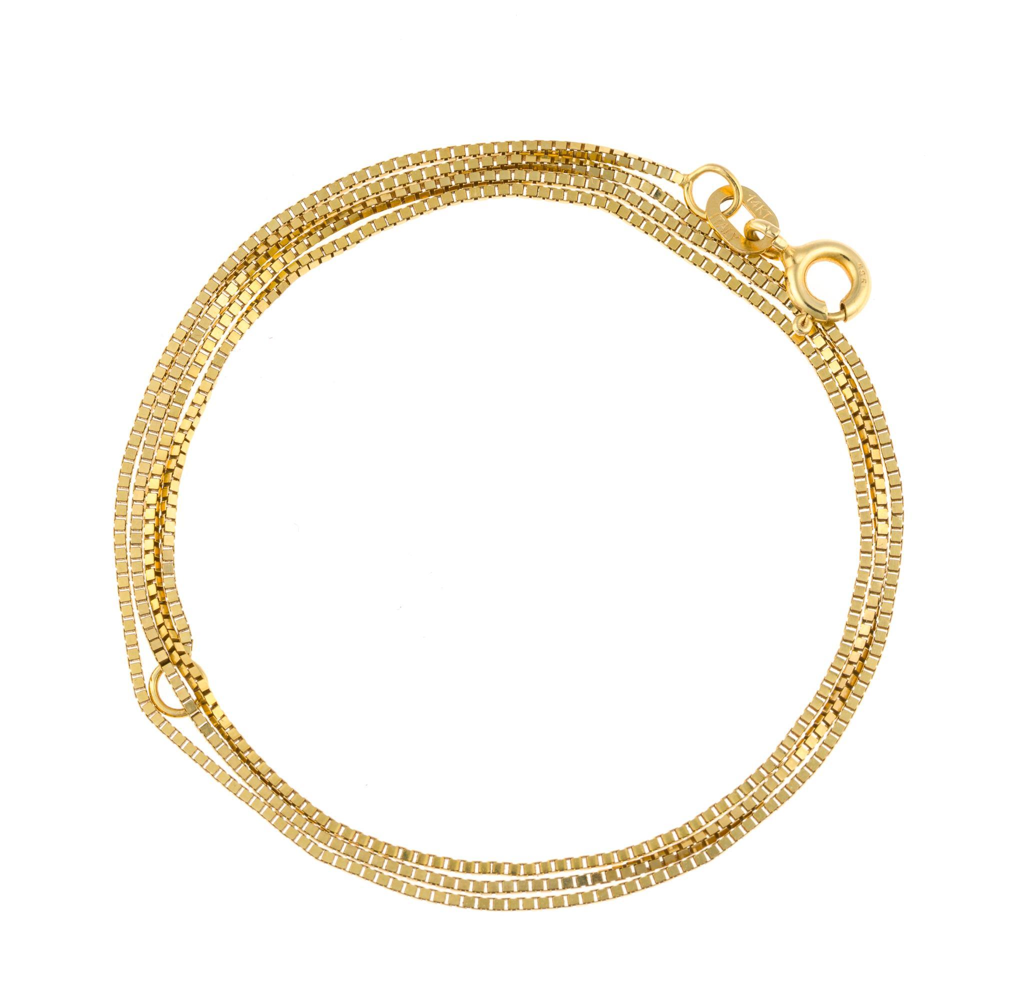 14K Gold Chain Necklace