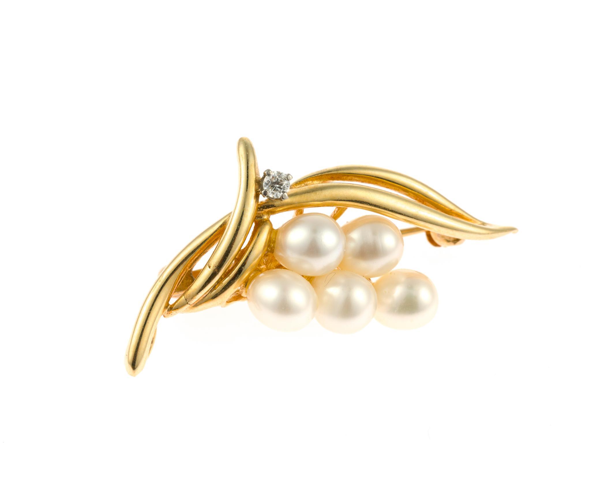 Three 14K Gold Brooches