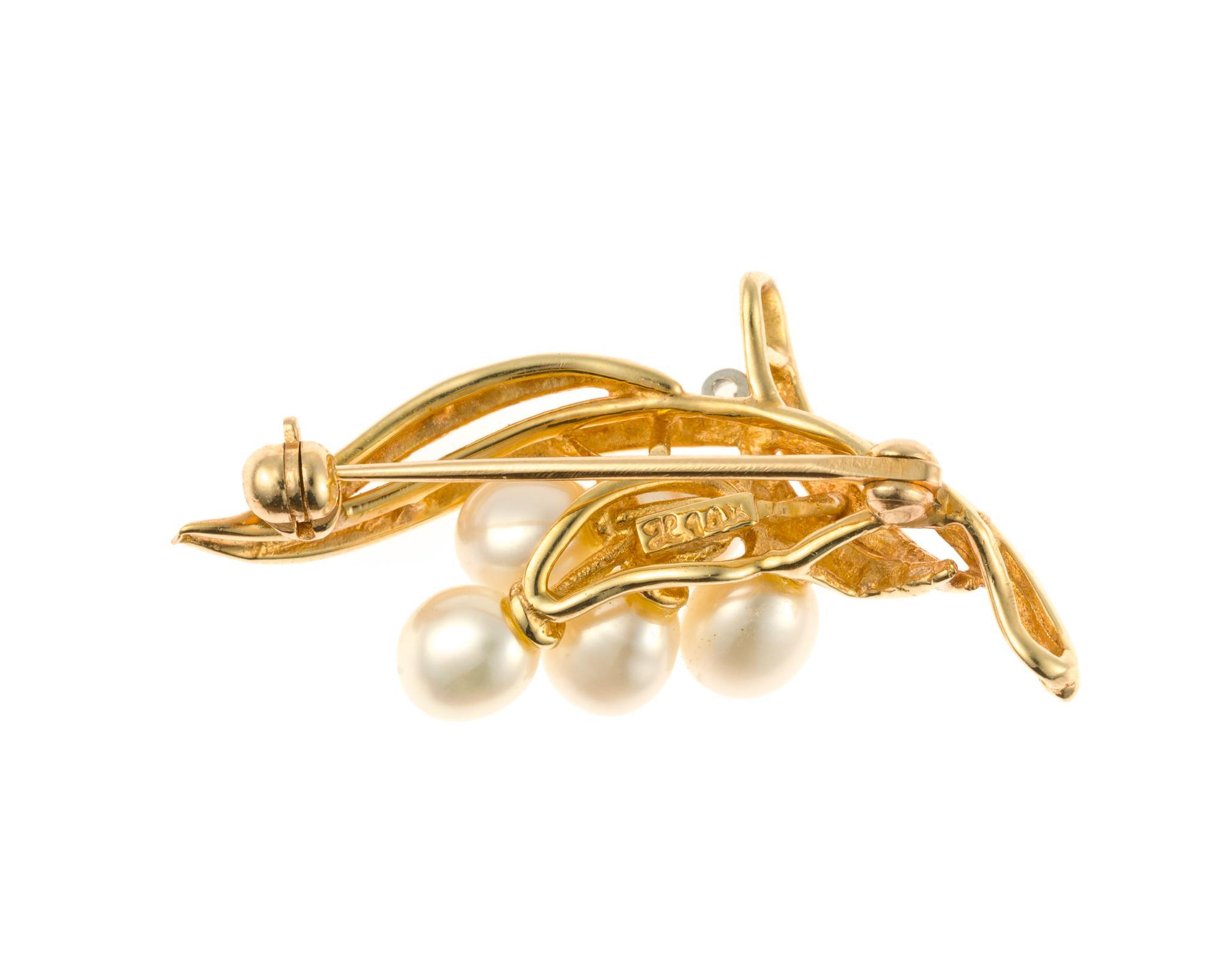 Three 14K Gold Brooches