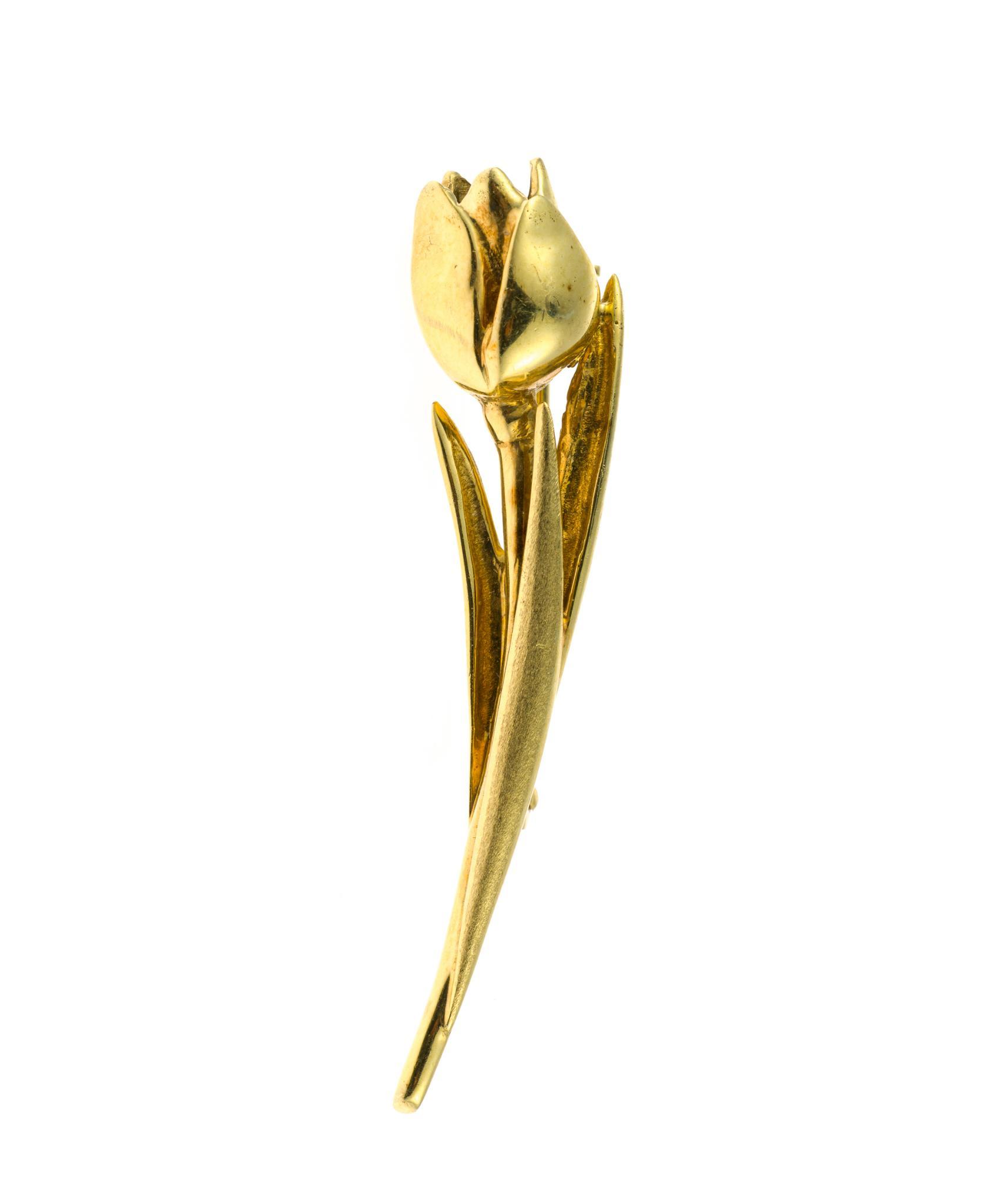 Three 14K Gold Brooches