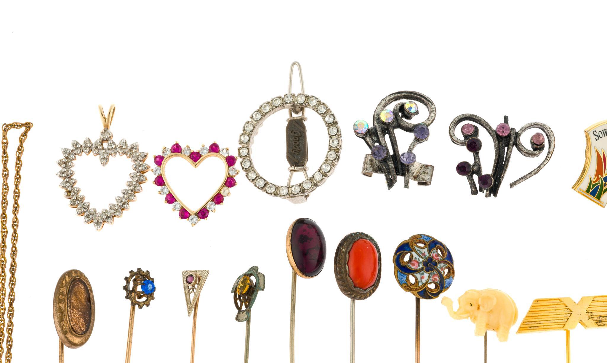 Vintage and Antique Jewelry Incl. Gold