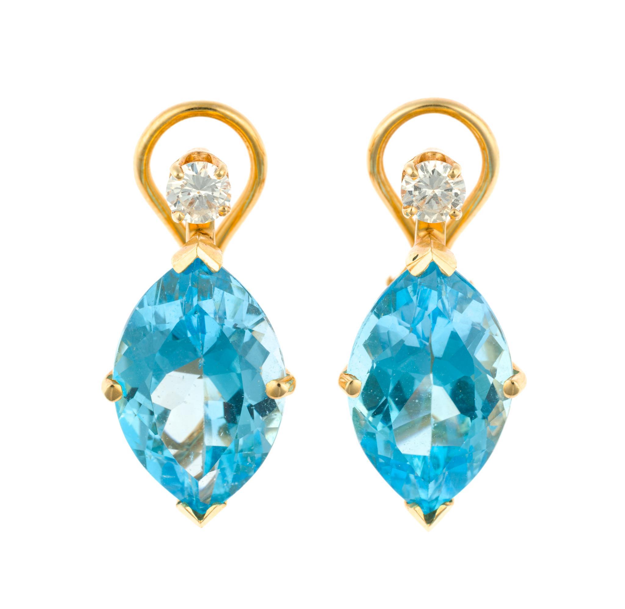 3 Pairs of 14K Gold and Gemstone Earrings