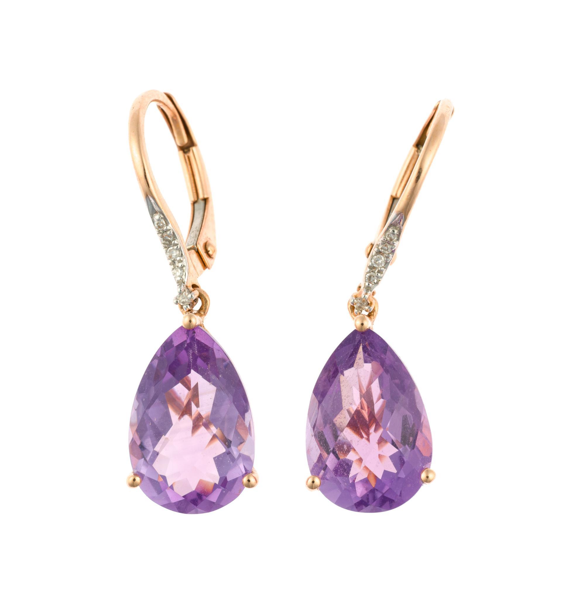 3 Pairs of 14K Gold and Gemstone Earrings