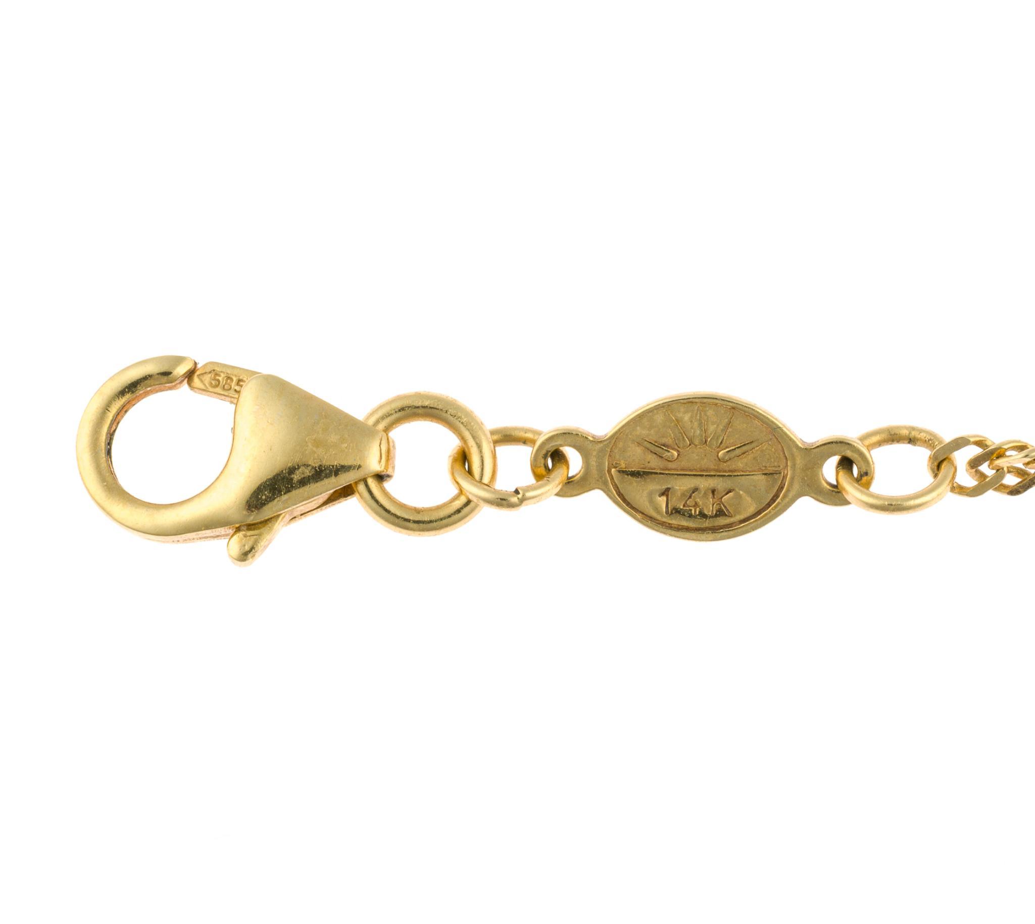 Two 14K Gold Chain Necklaces