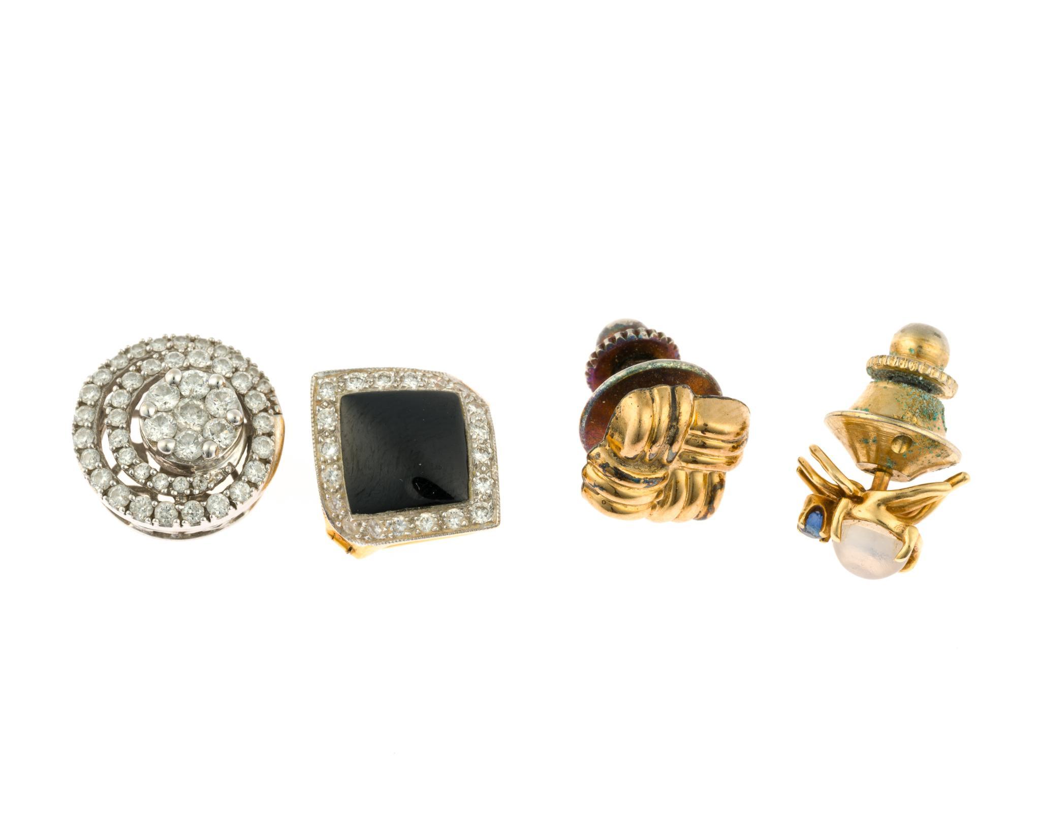 14K and 18K Gold Pendants and Pins