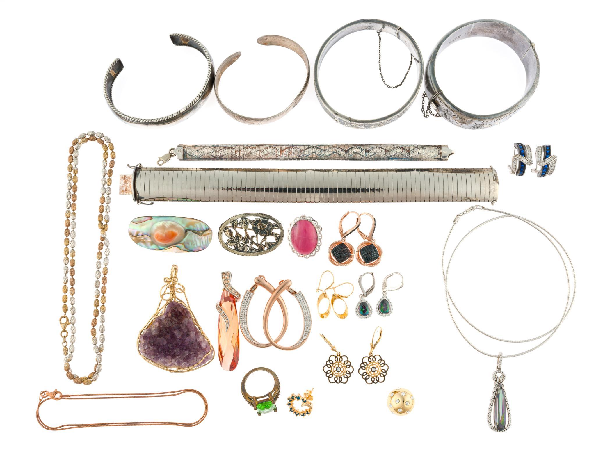 Sterling Silver and Gold Jewelry