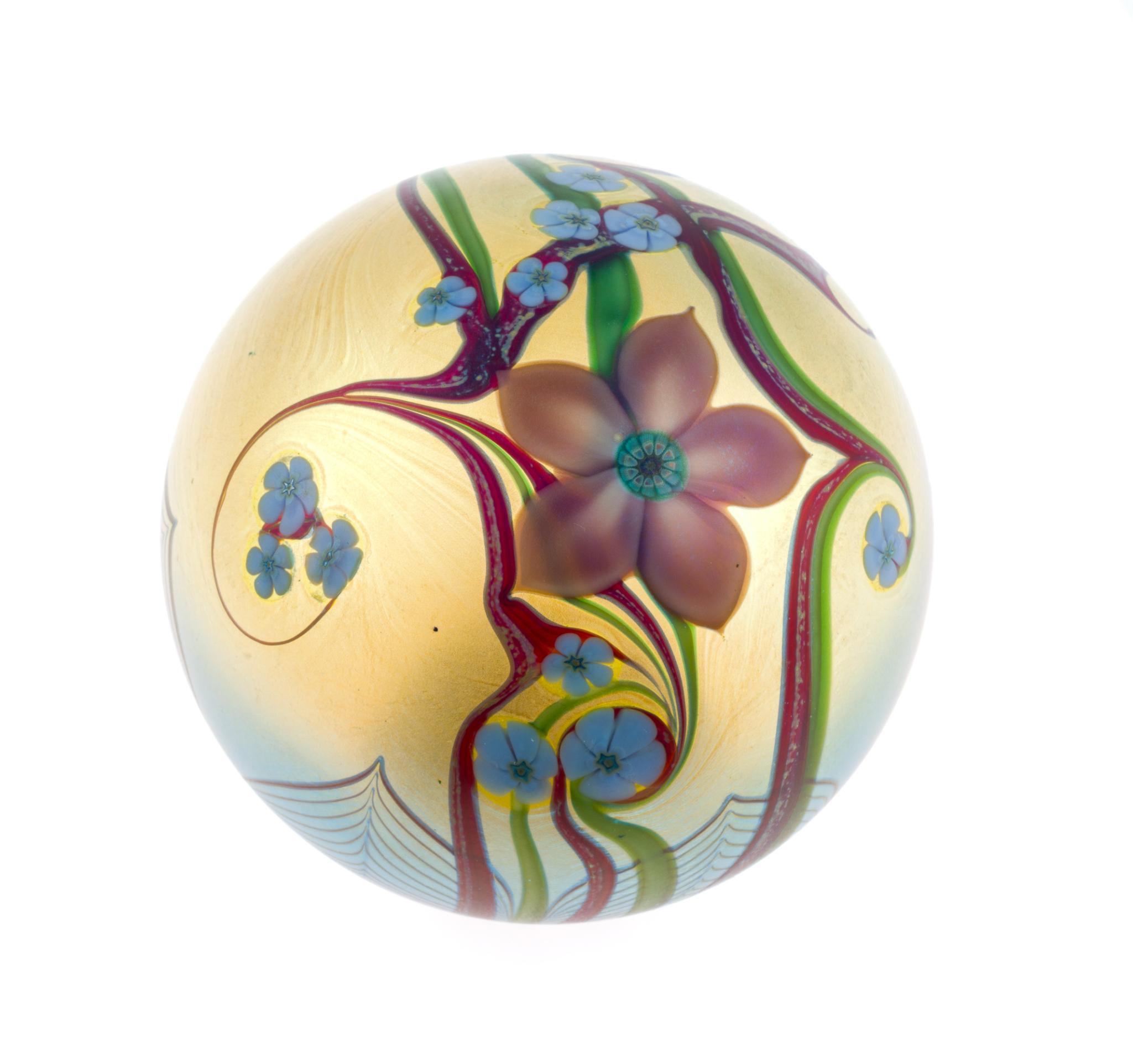 Orient & Flume Art Glass Paperweight