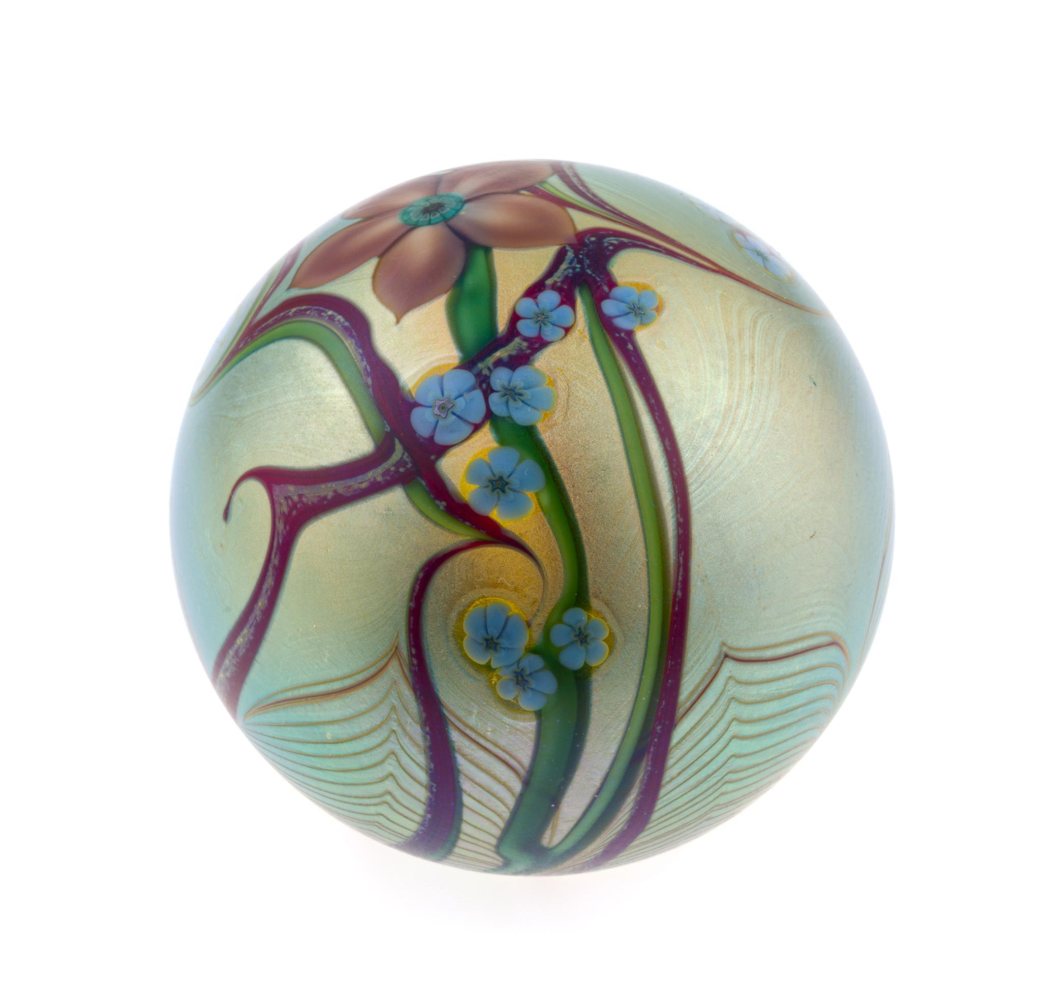Orient & Flume Art Glass Paperweight