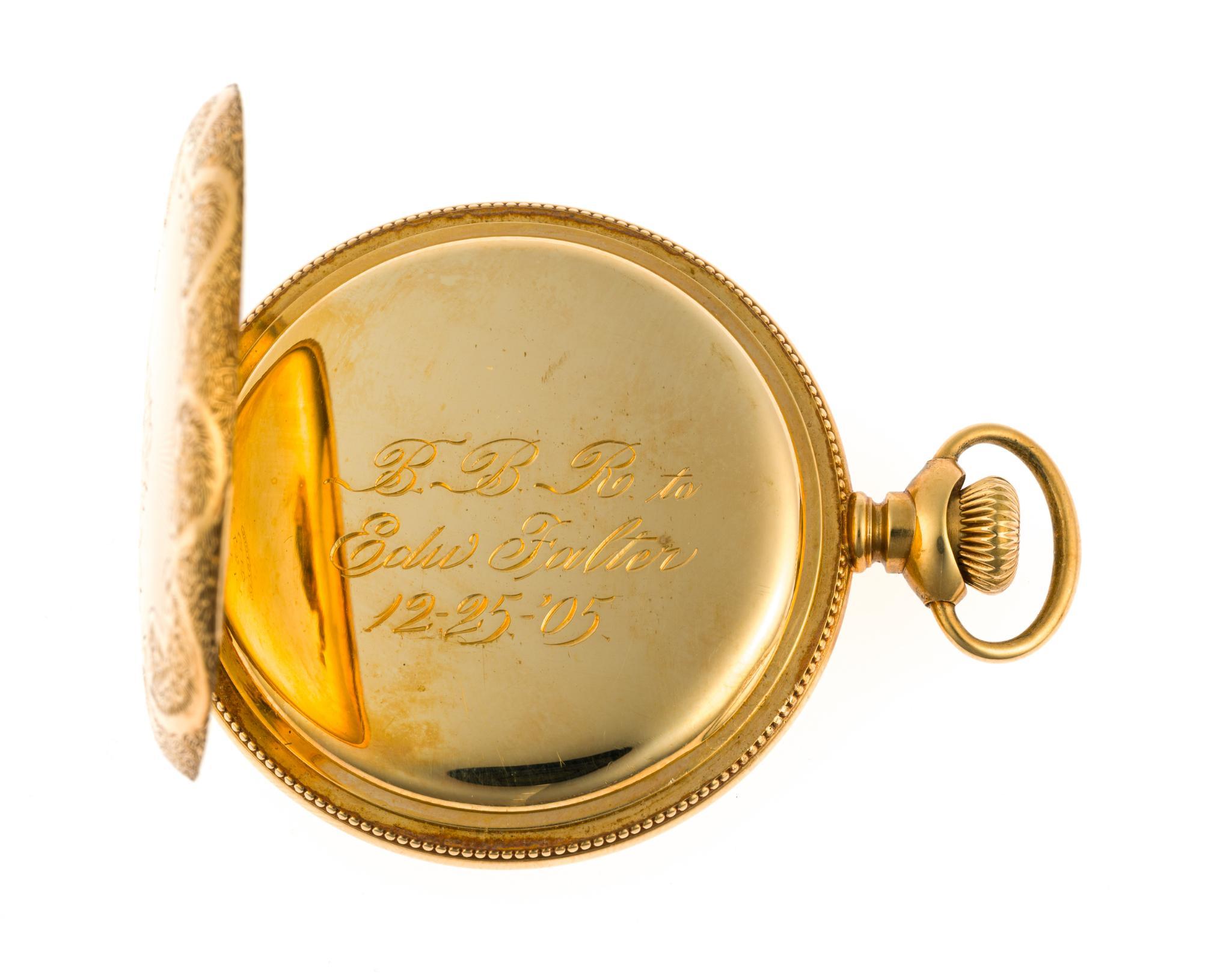 Rare Lancaster PA Zook 14K Gold Pocket Watch