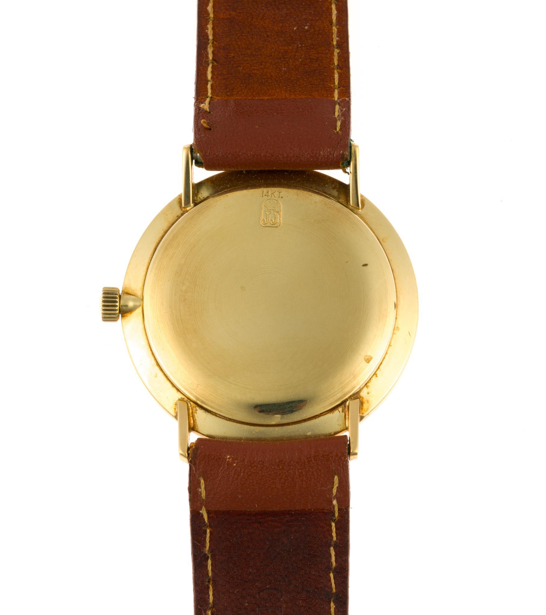 14K Gold Jules Jurgensen Wrist Watch