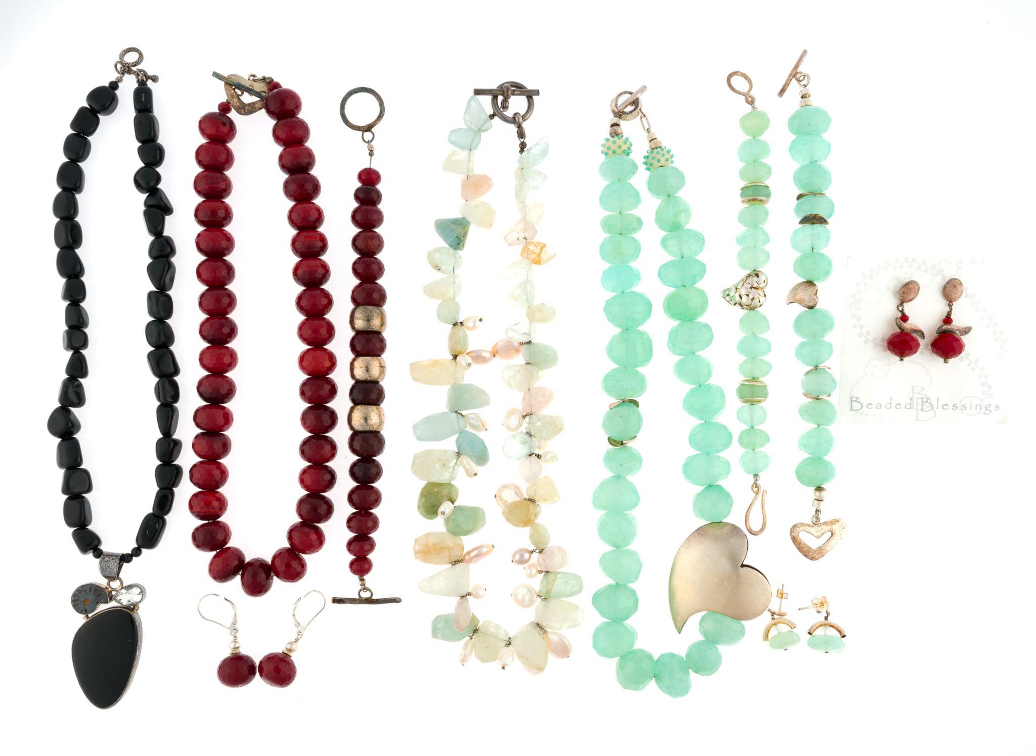 Beaded Blessings Gemstone Necklaces, Bracelets, and Earrings