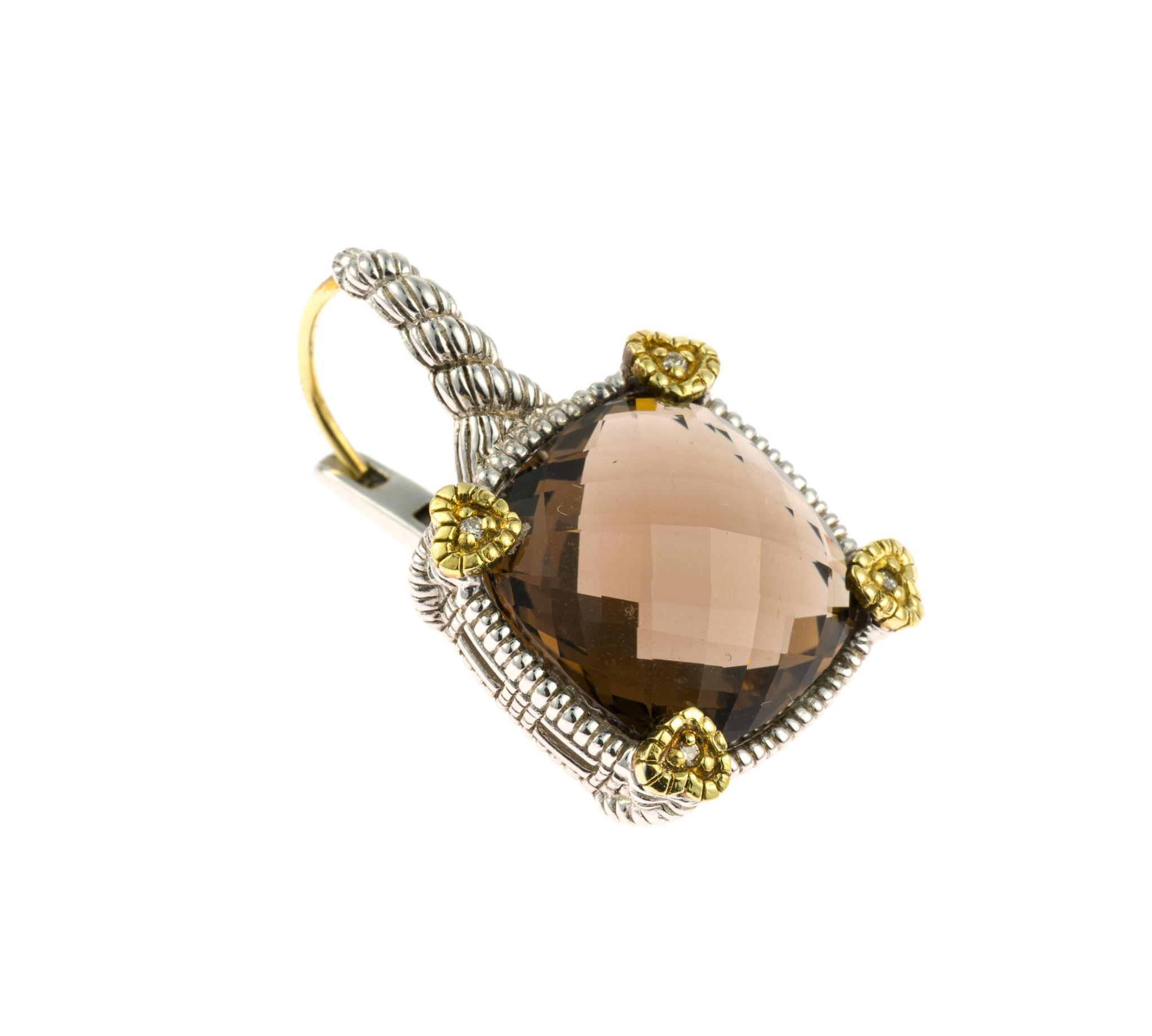 Judith Ripka 18K and Sterling Silver Bracelet and Pendants