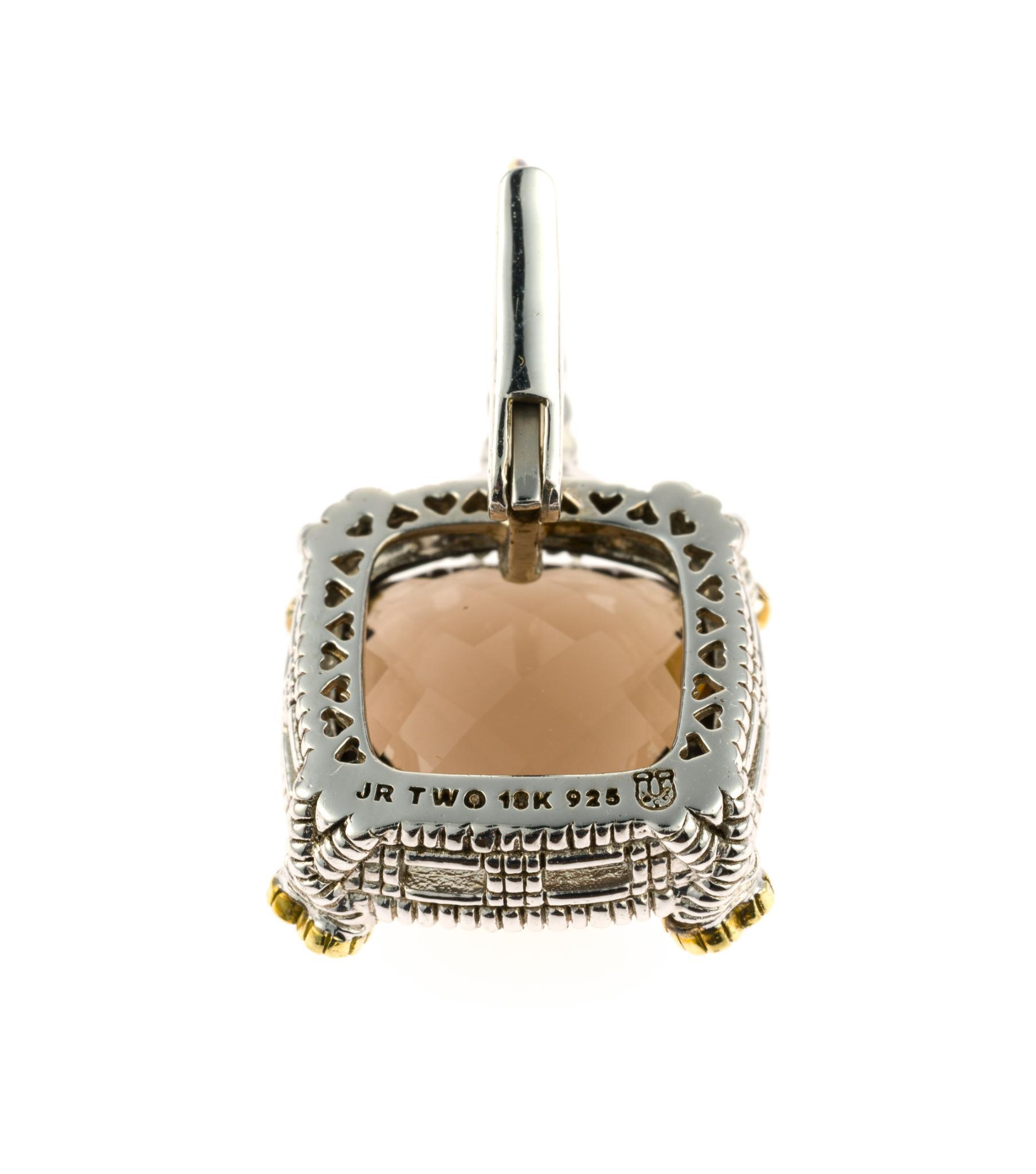 Judith Ripka 18K and Sterling Silver Bracelet and Pendants