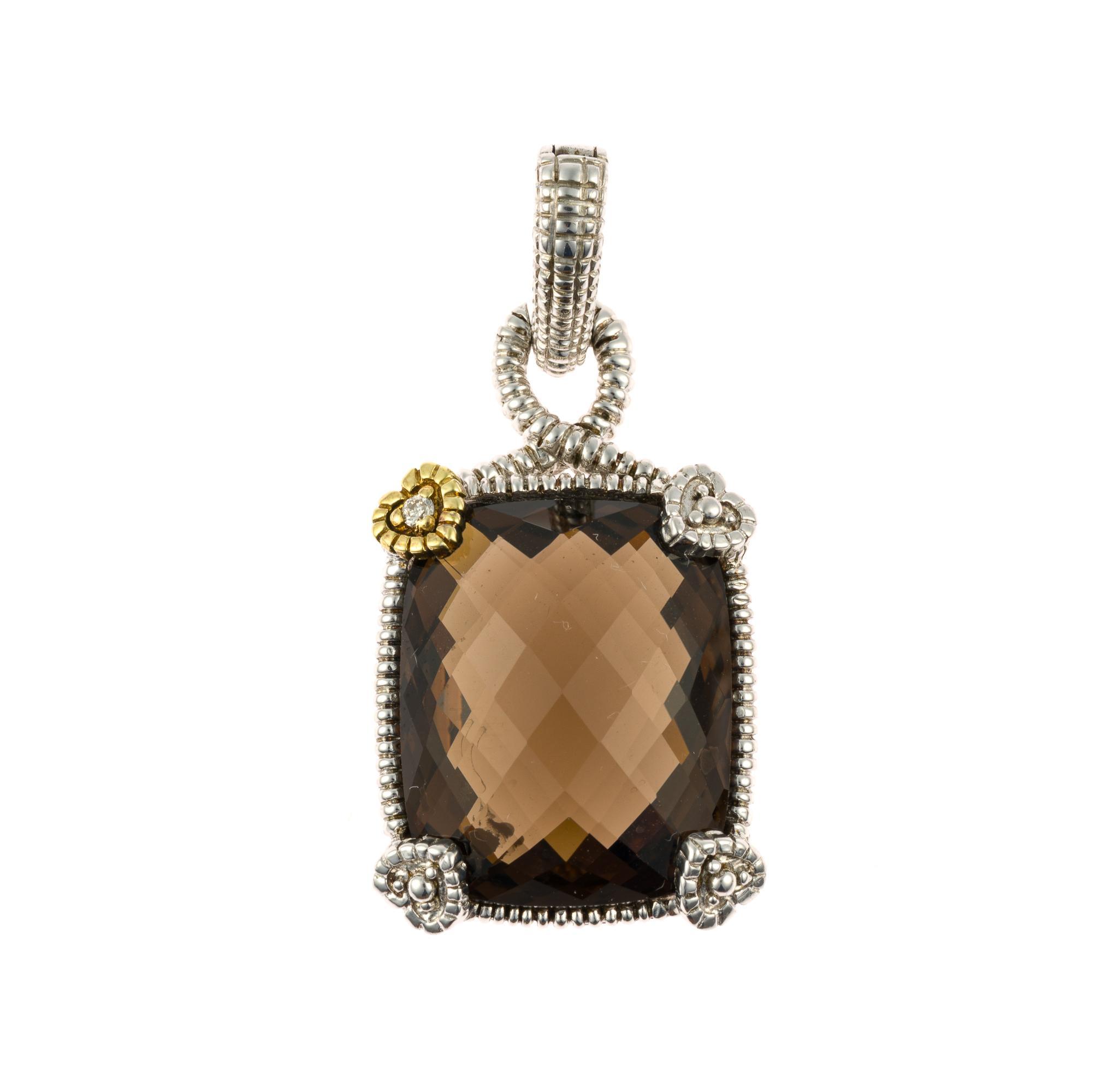 Judith Ripka 18K and Sterling Silver Bracelet and Pendants