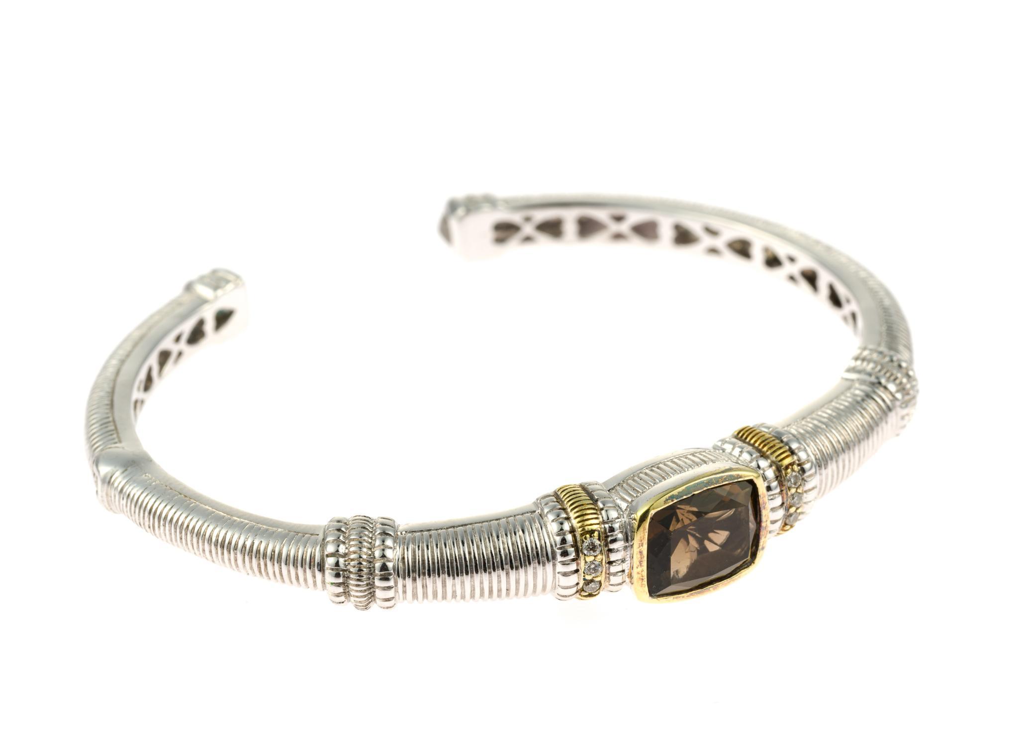 Judith Ripka 18K and Sterling Silver Bracelet and Pendants