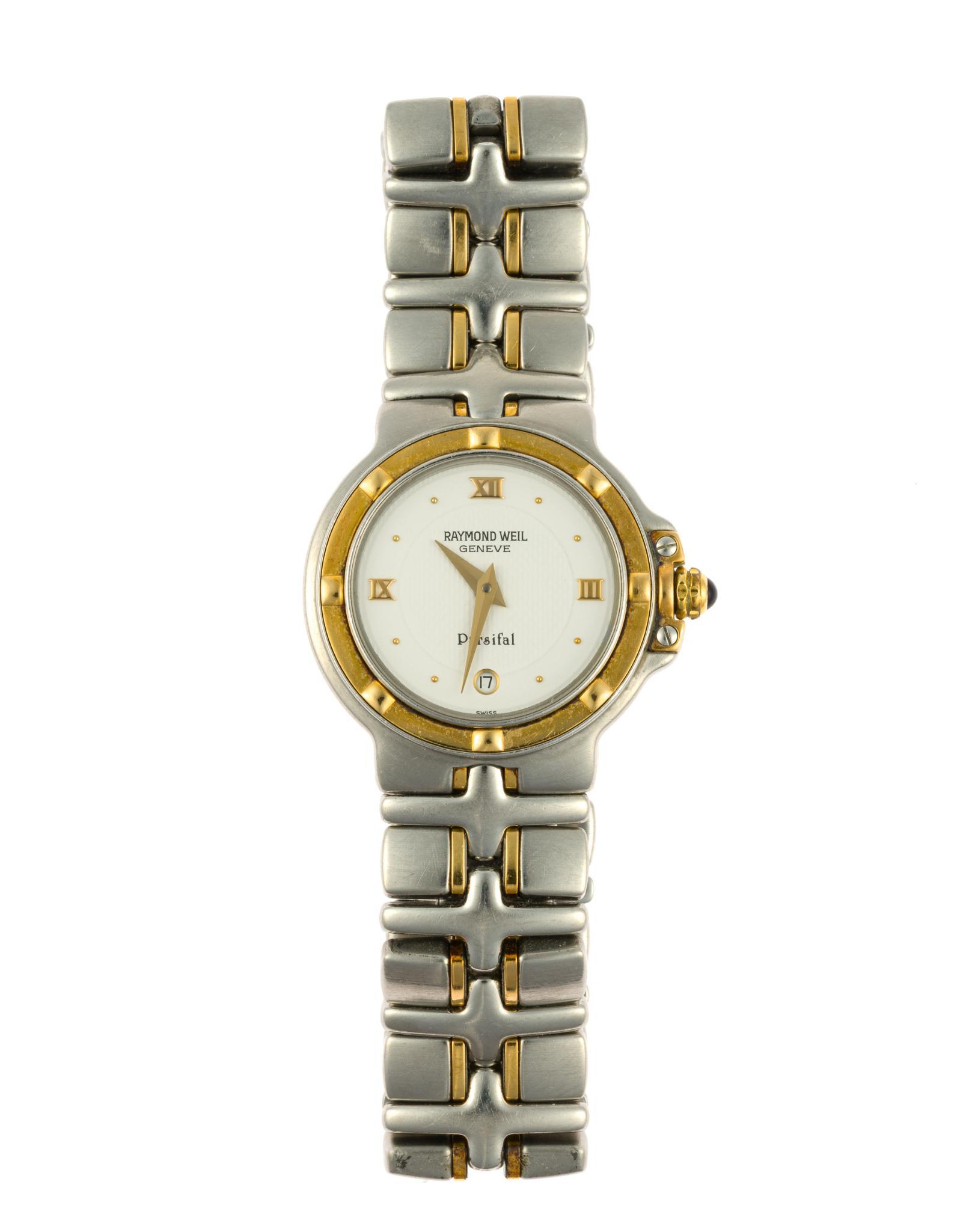 Raymond Weil Parcifal 18K Gold and Stainless Woman's Watch