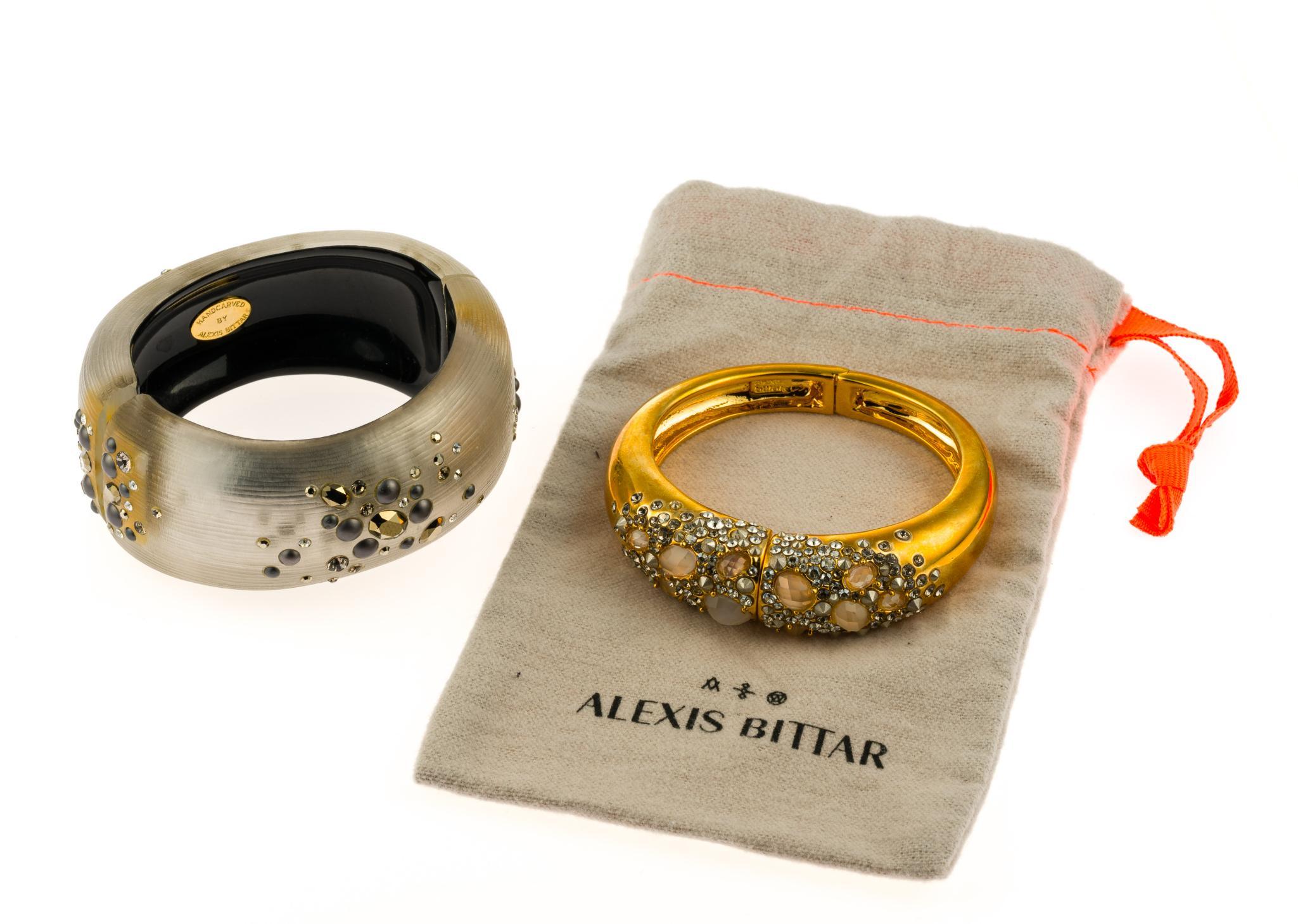 2 Alexis Bittar Bangle Bracelets