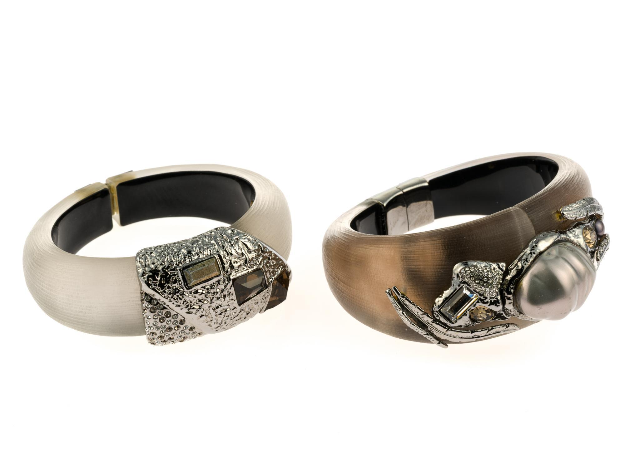 2 Alexis Bittar Bangle Bracelets