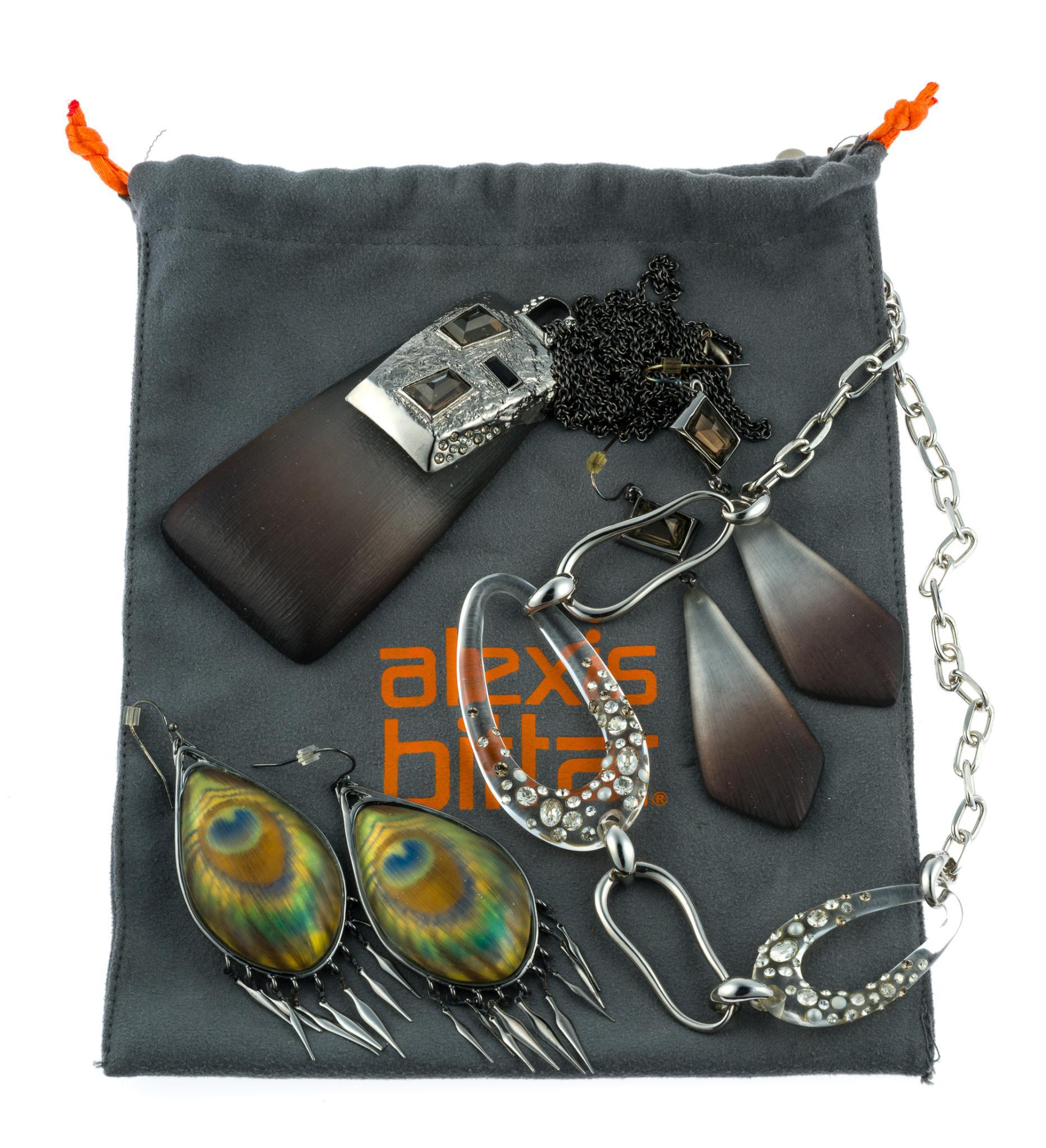 Alexis Bittar Necklaces and Earrings Incl. Peacock