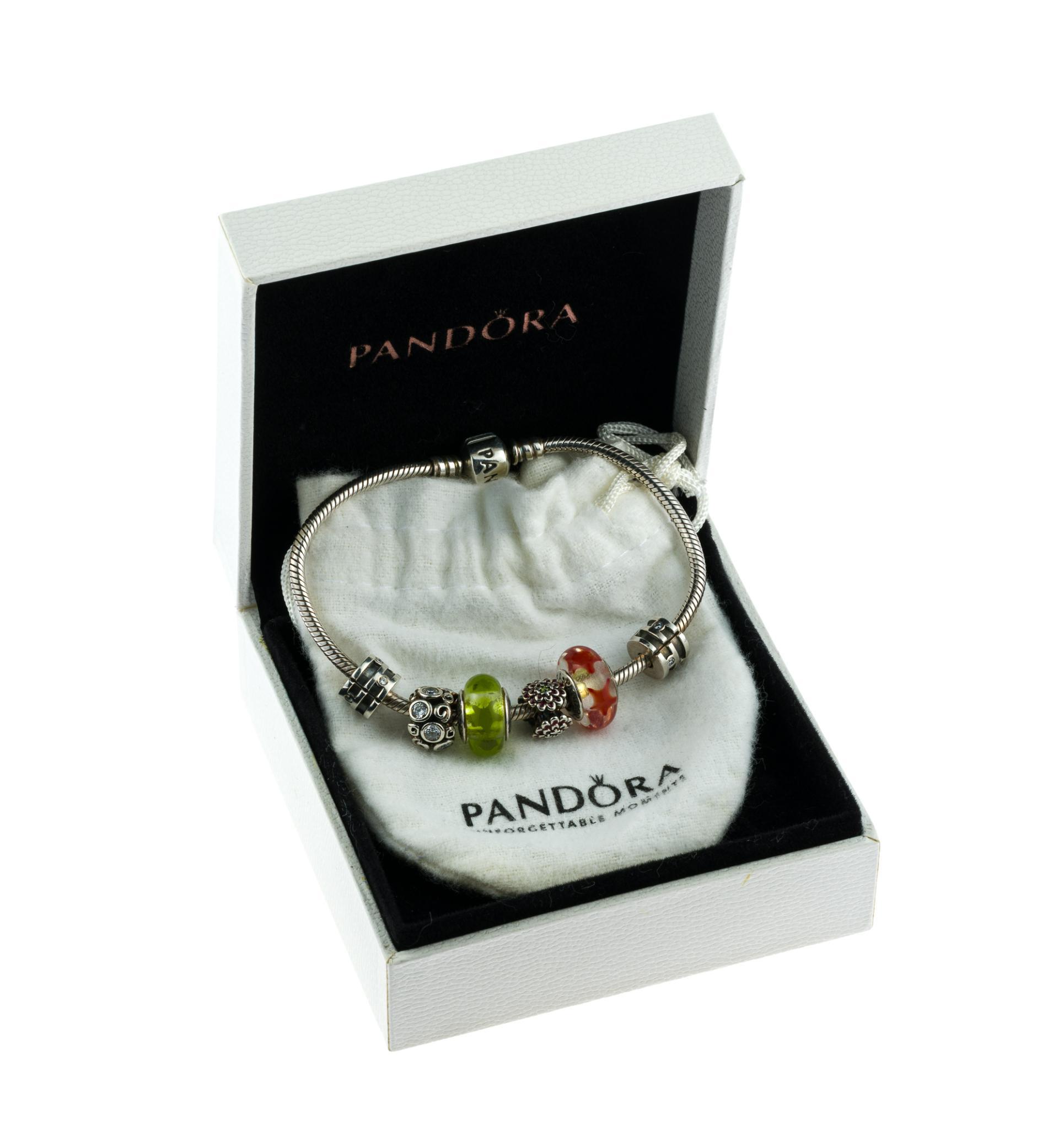Pandora Sterling Silver Charm Bracelet