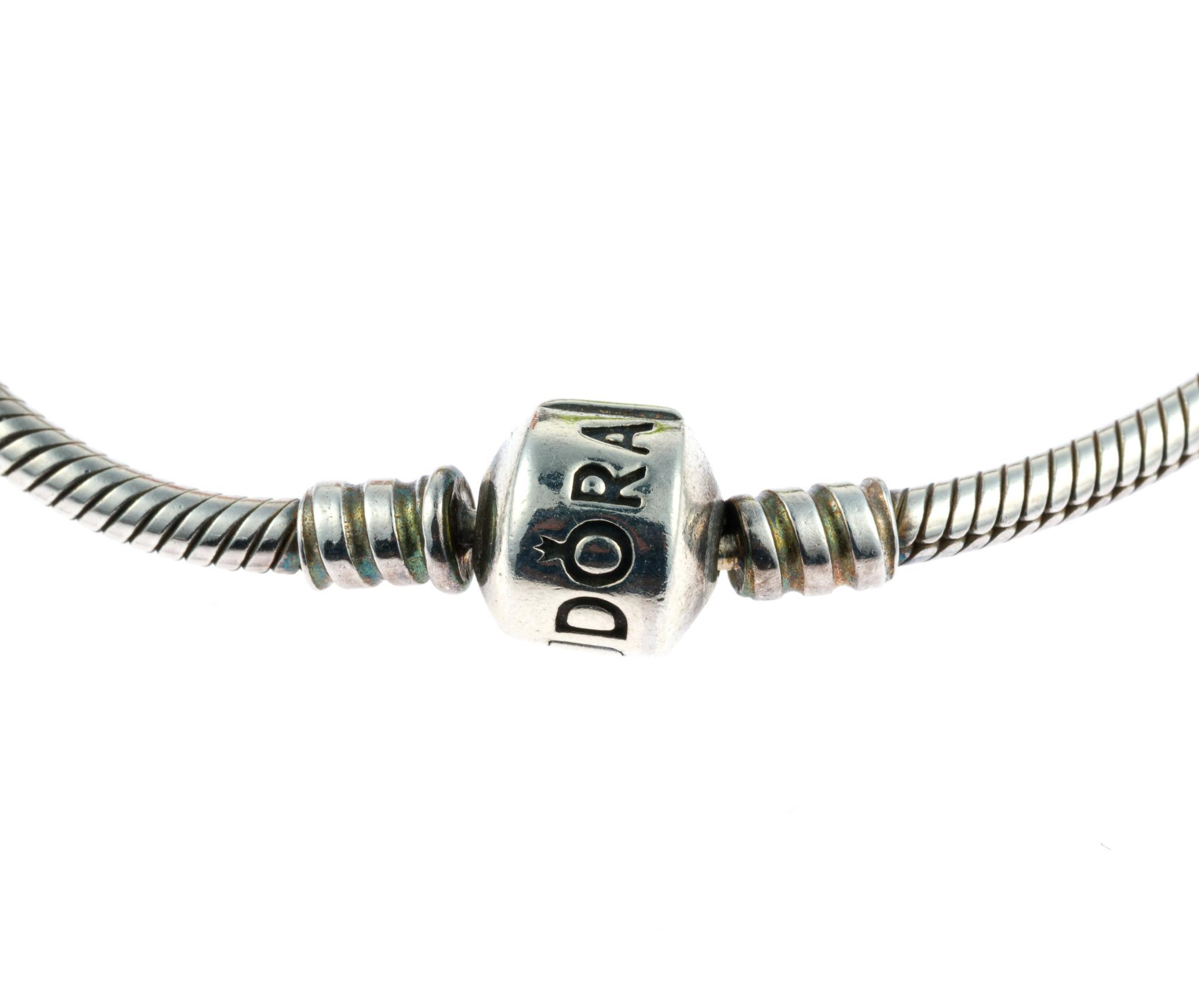 Pandora Sterling Silver Charm Bracelet