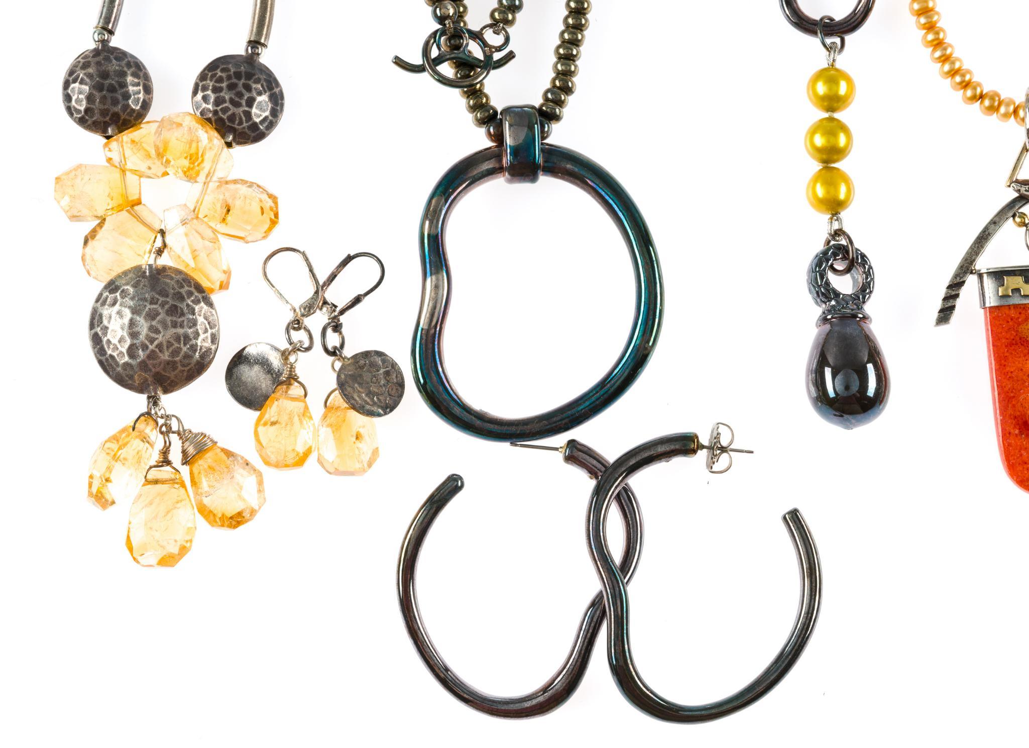 Artisan Jewelry with Sterling Silver and Gemstones