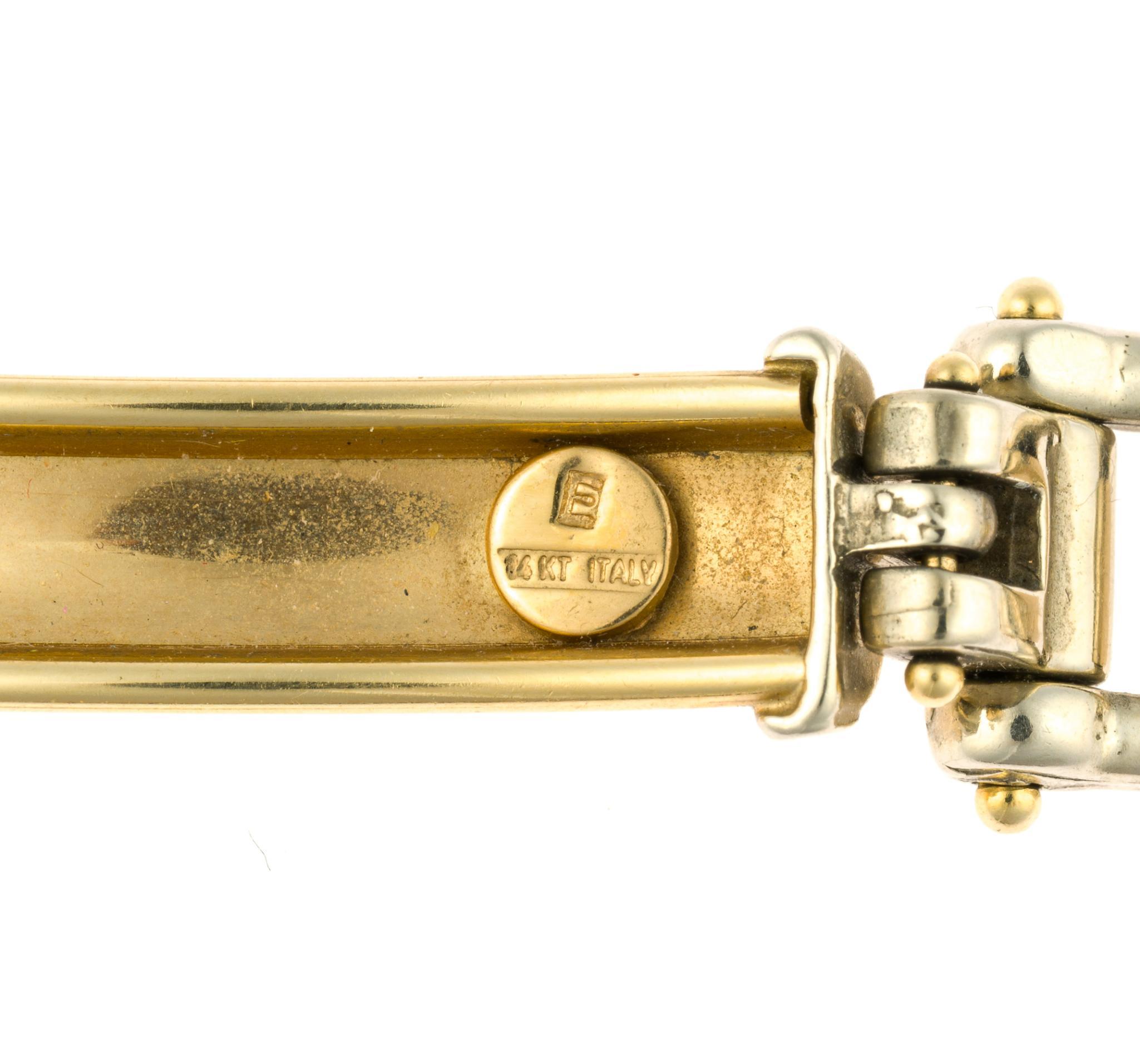 14K Gold Link Bracelet