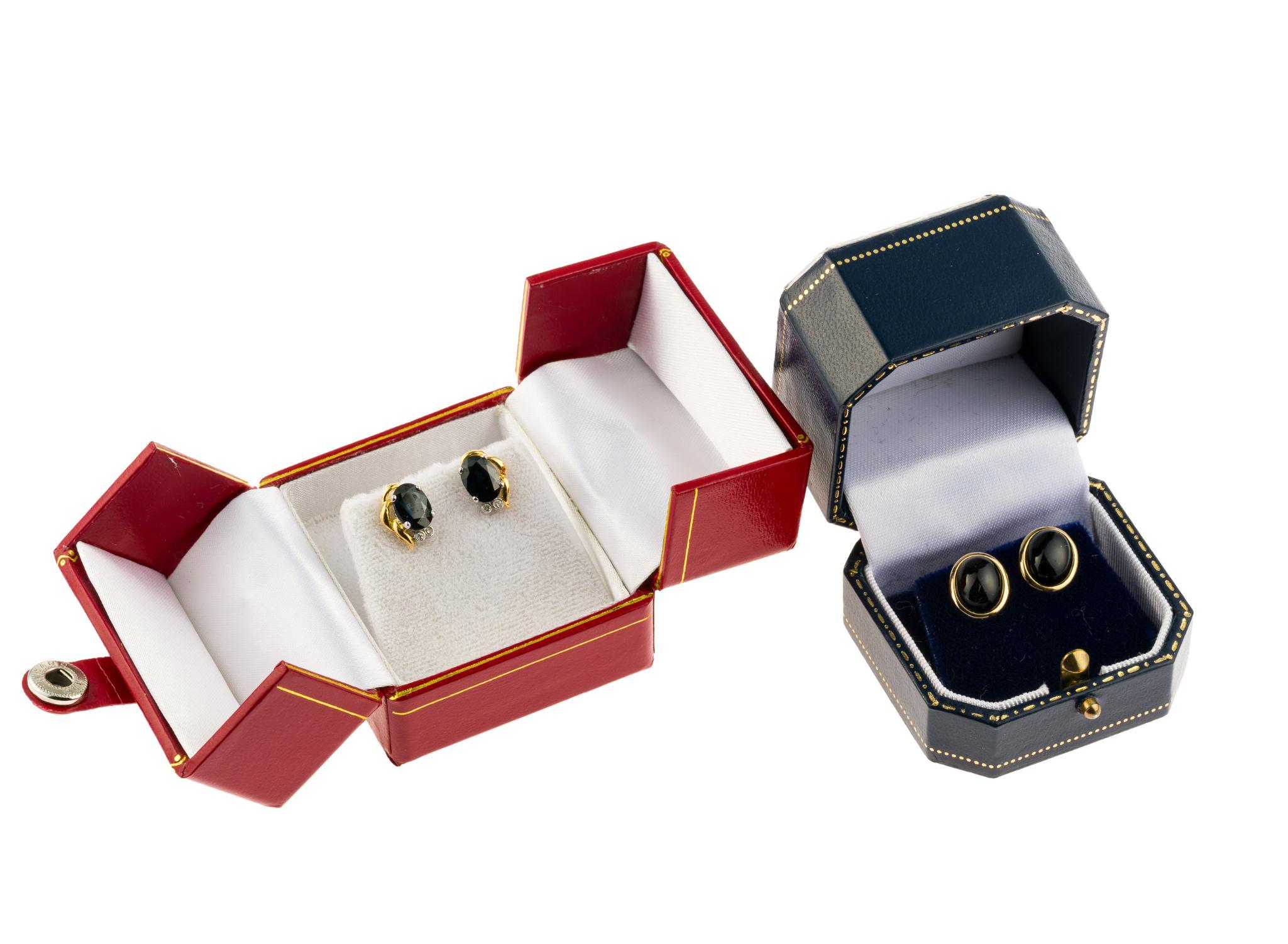18K and 14K Gold and Gemstone Earrings