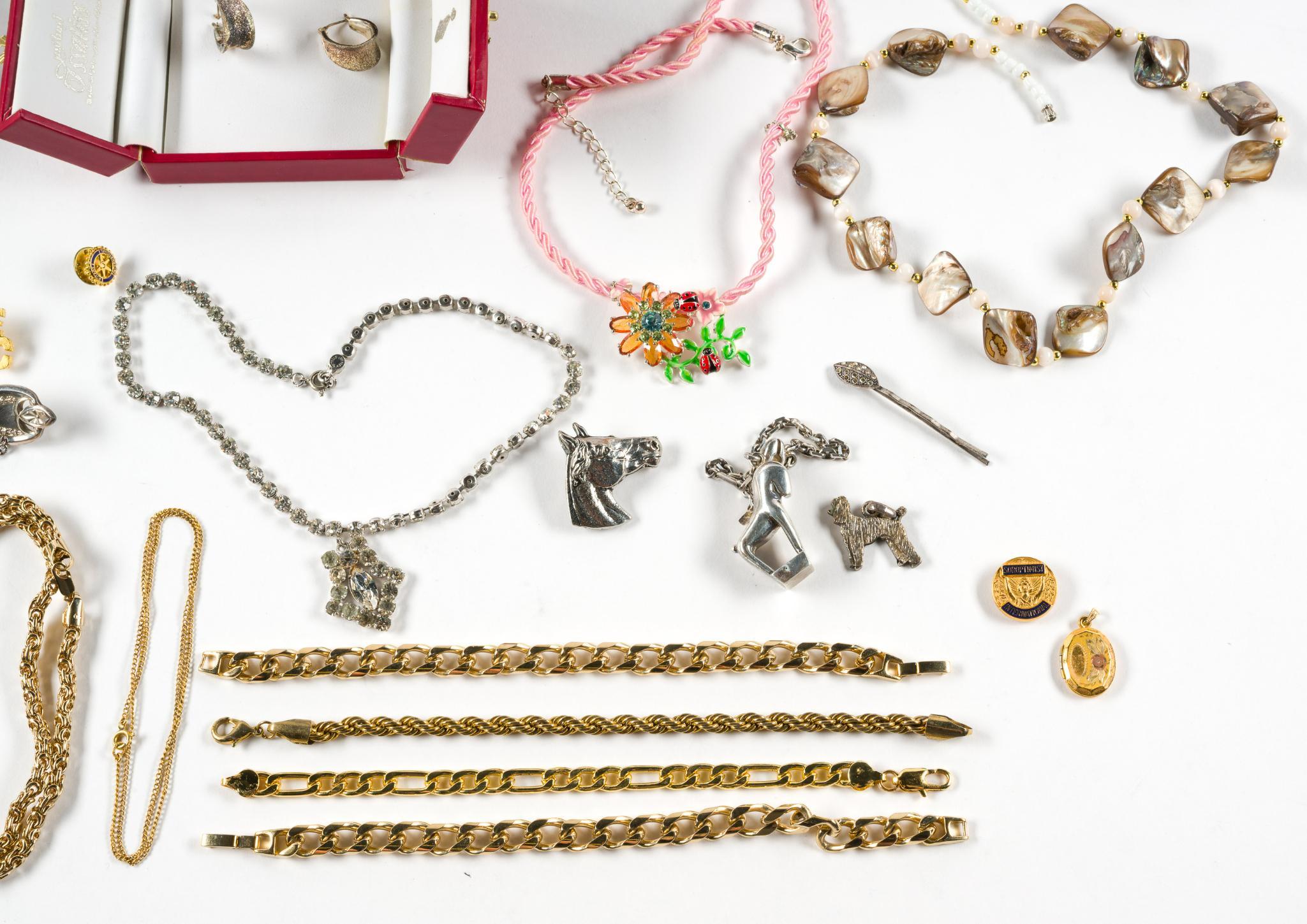 Sterling Silver and Costume Jewelry