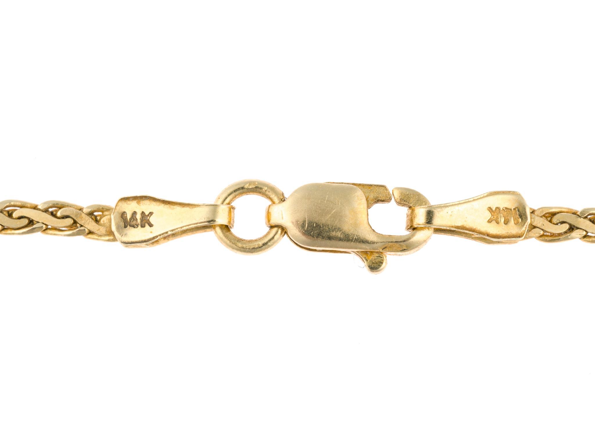 14K Gold and Diamond Necklace