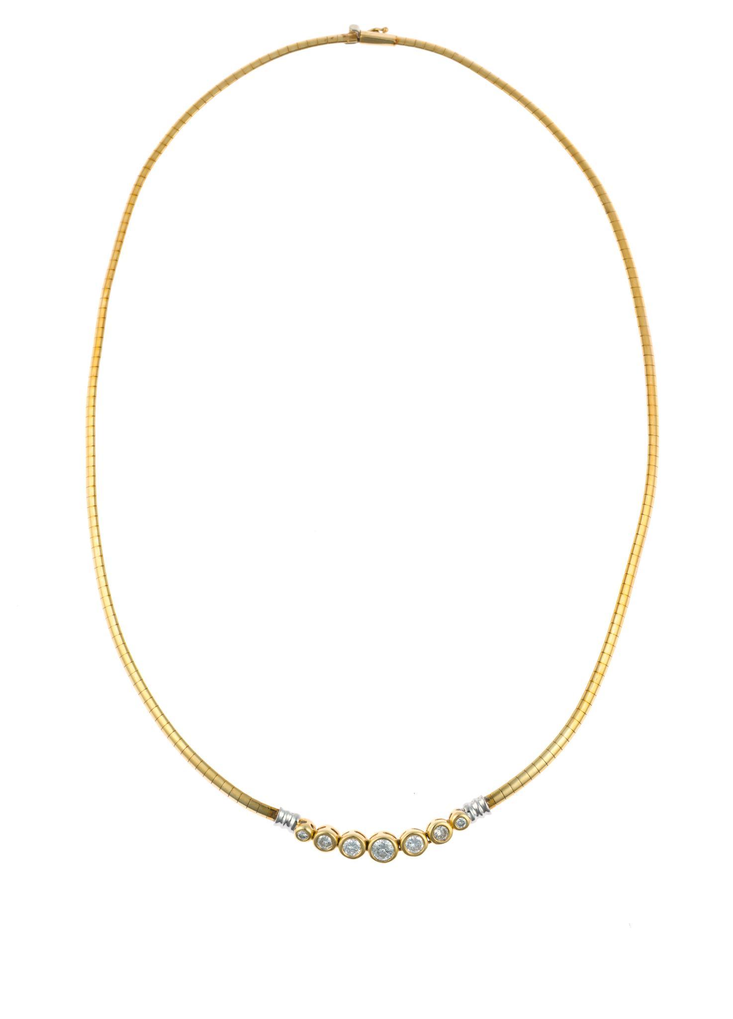 14K Gold and 1 CTW Diamond Necklace