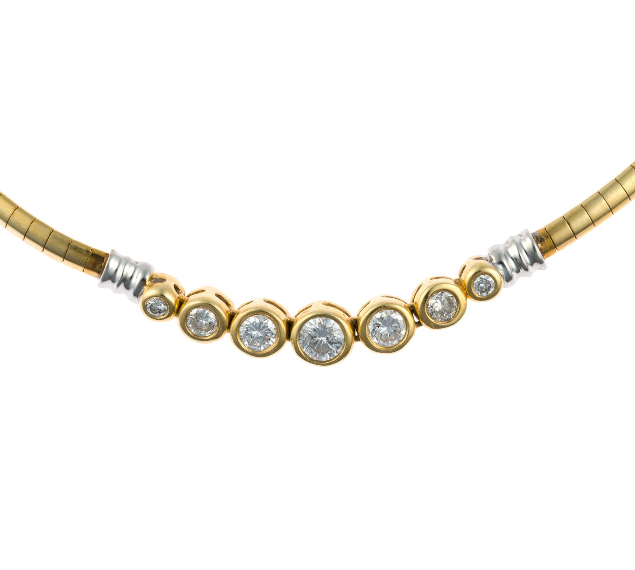 14K Gold and 1 CTW Diamond Necklace