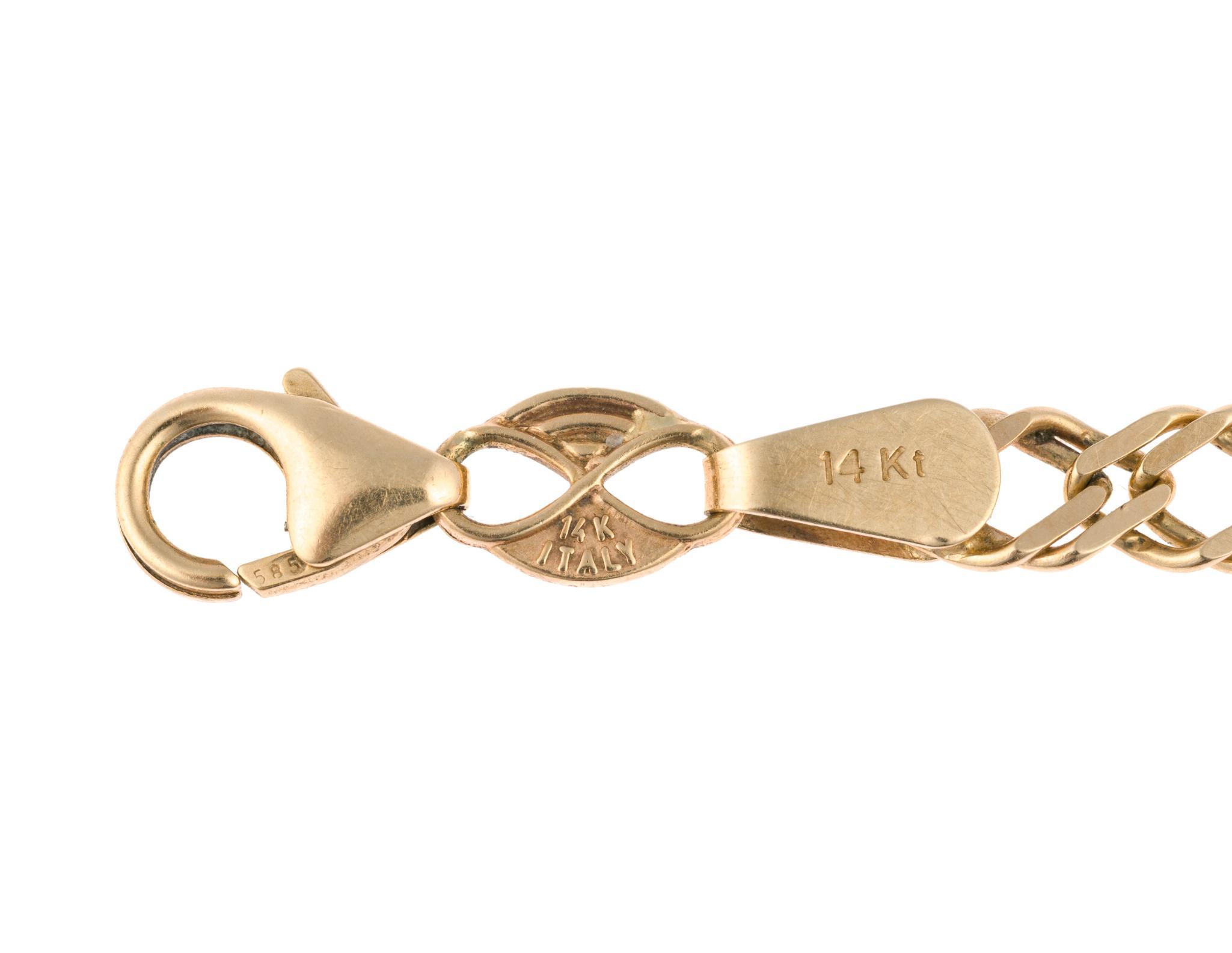 Two 14K Gold Bracelets