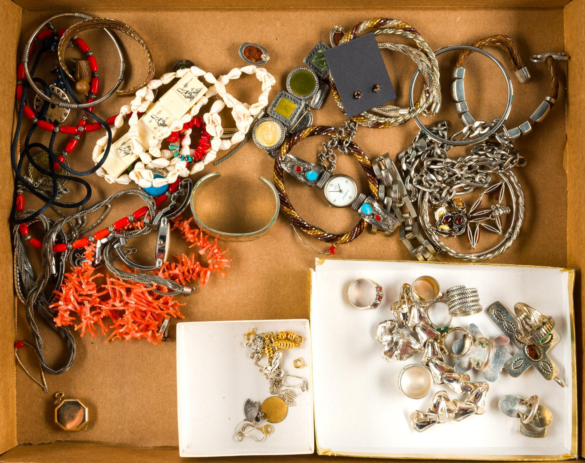 Sterling Silver and Costume Jewelry